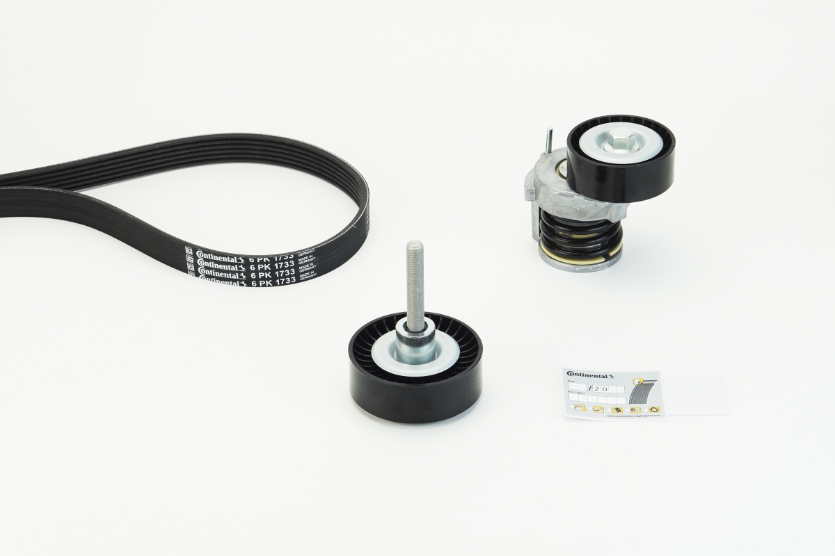 Kit Cinghie Poly-V - 6PK1733K3 CONTINENTAL CTAM