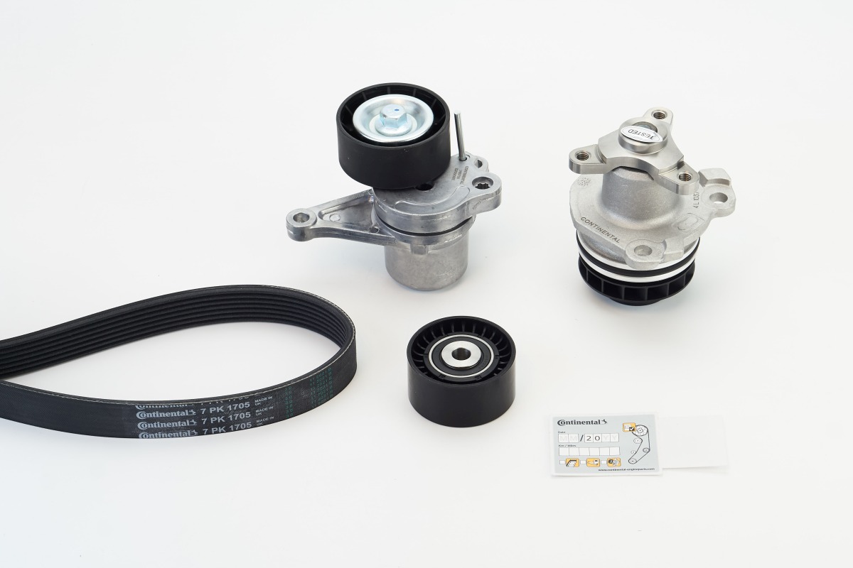 Water Pump + V-Ribbed Belt Set - 7PK1705WP1 CONTINENTAL CTAM