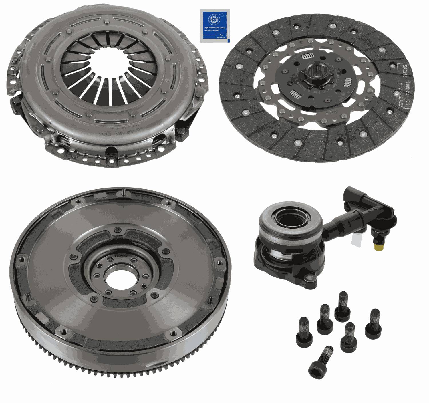 sankabos komplektas - 2290 601 117 SACHS