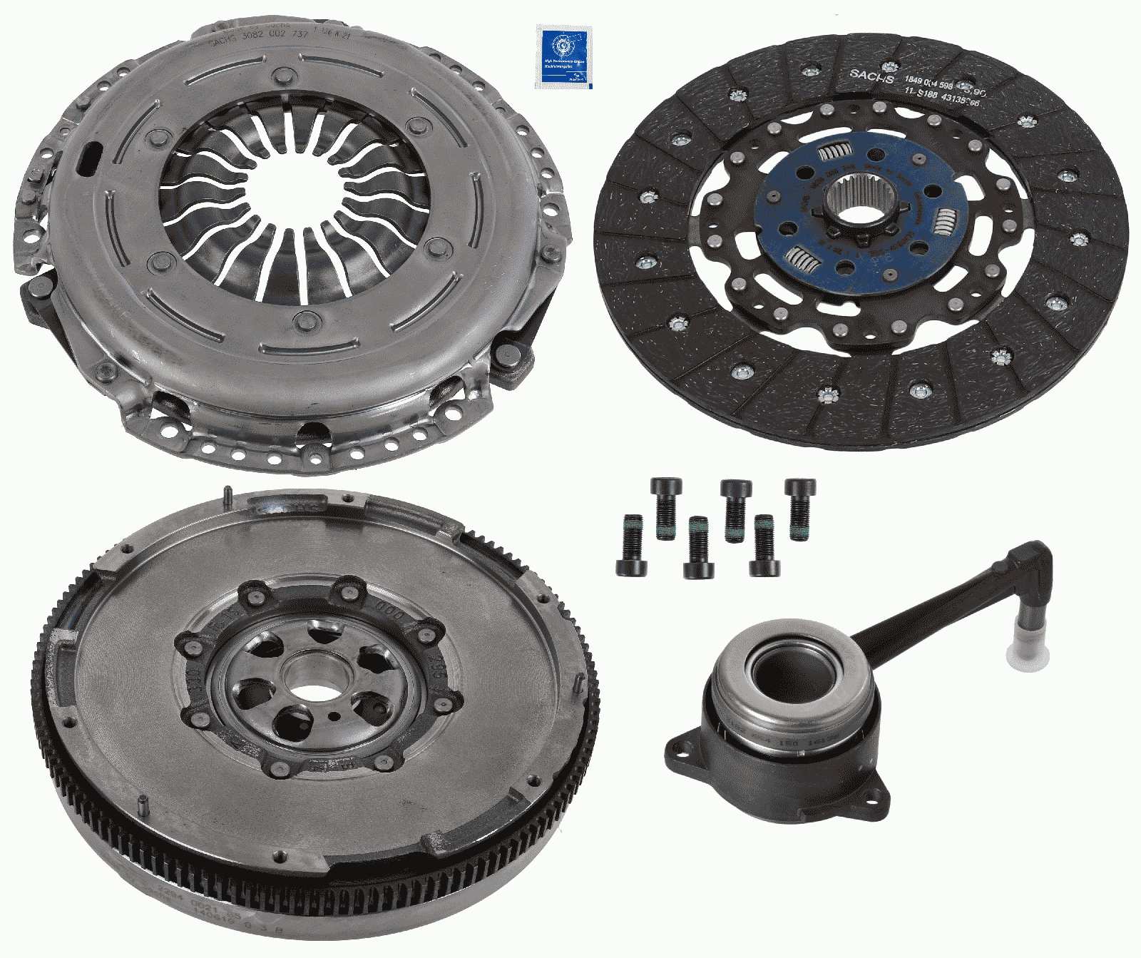 sankabos komplektas - 2290 601 165 SACHS