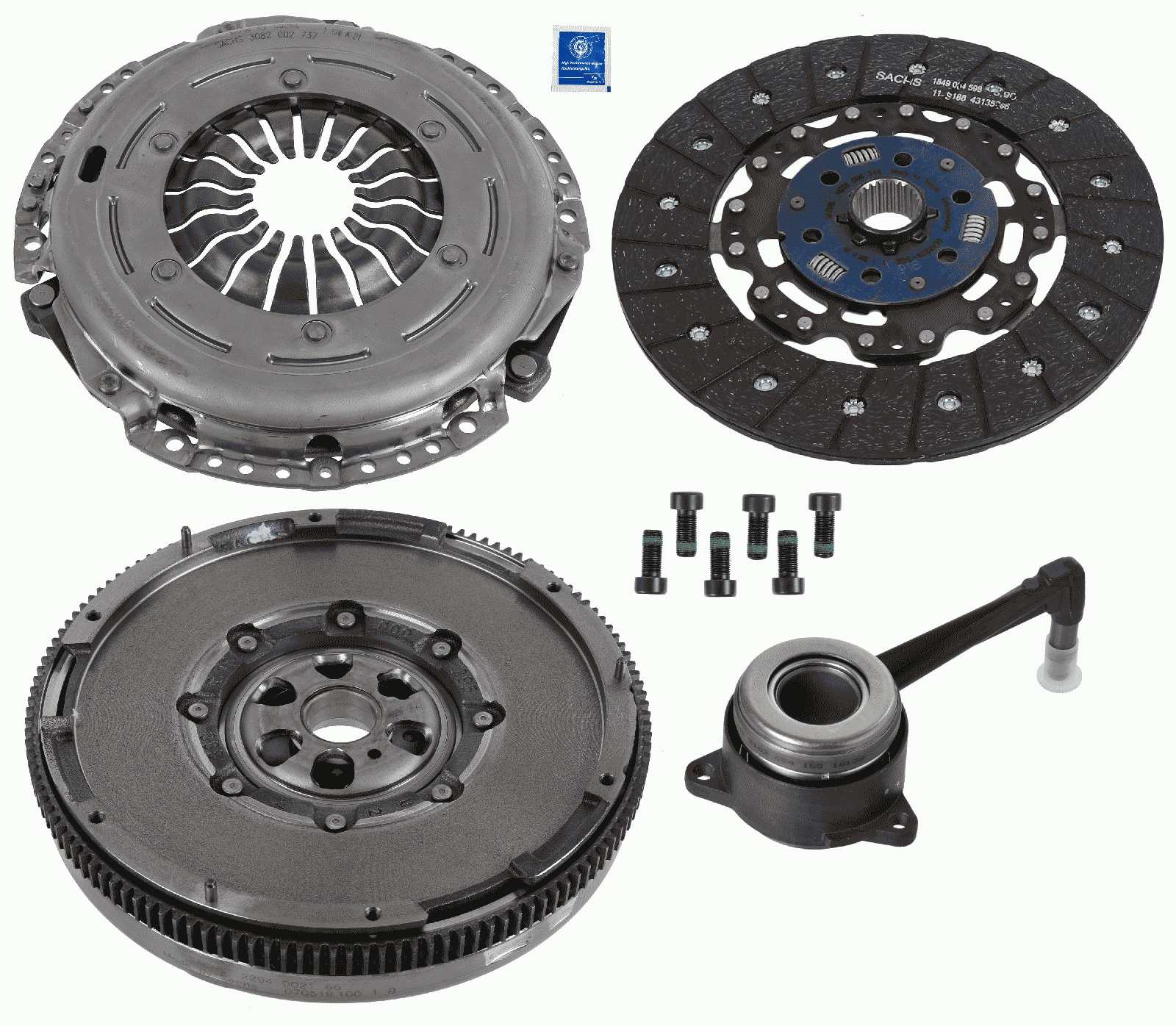 sankabos komplektas - 2290 601 167 SACHS