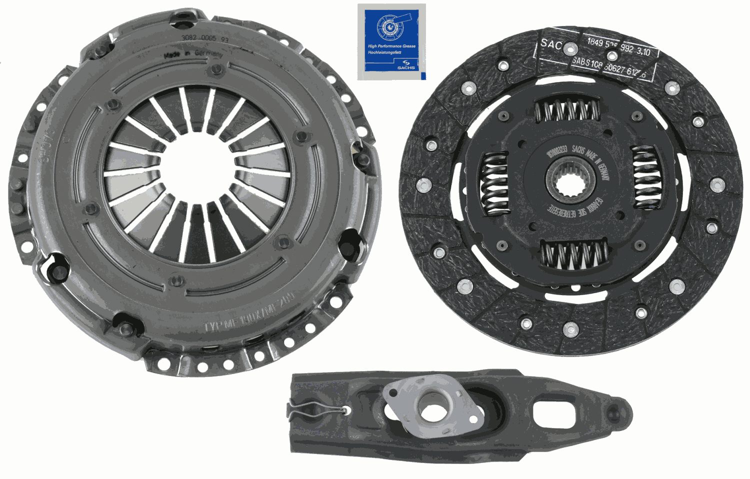 Clutch Kit - 3000 951 040 SACHS