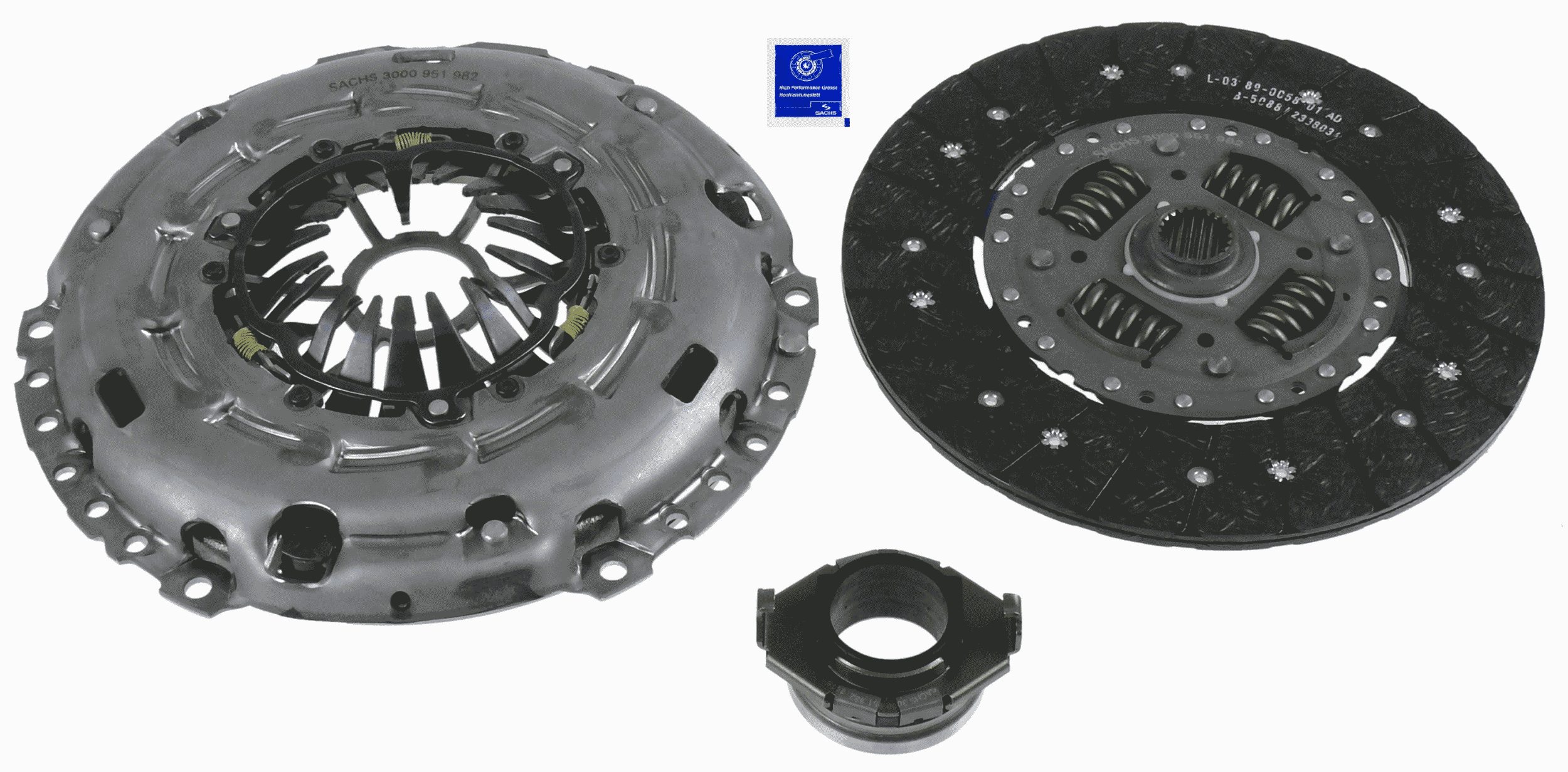 Clutch Kit - 3000 951 982 SACHS