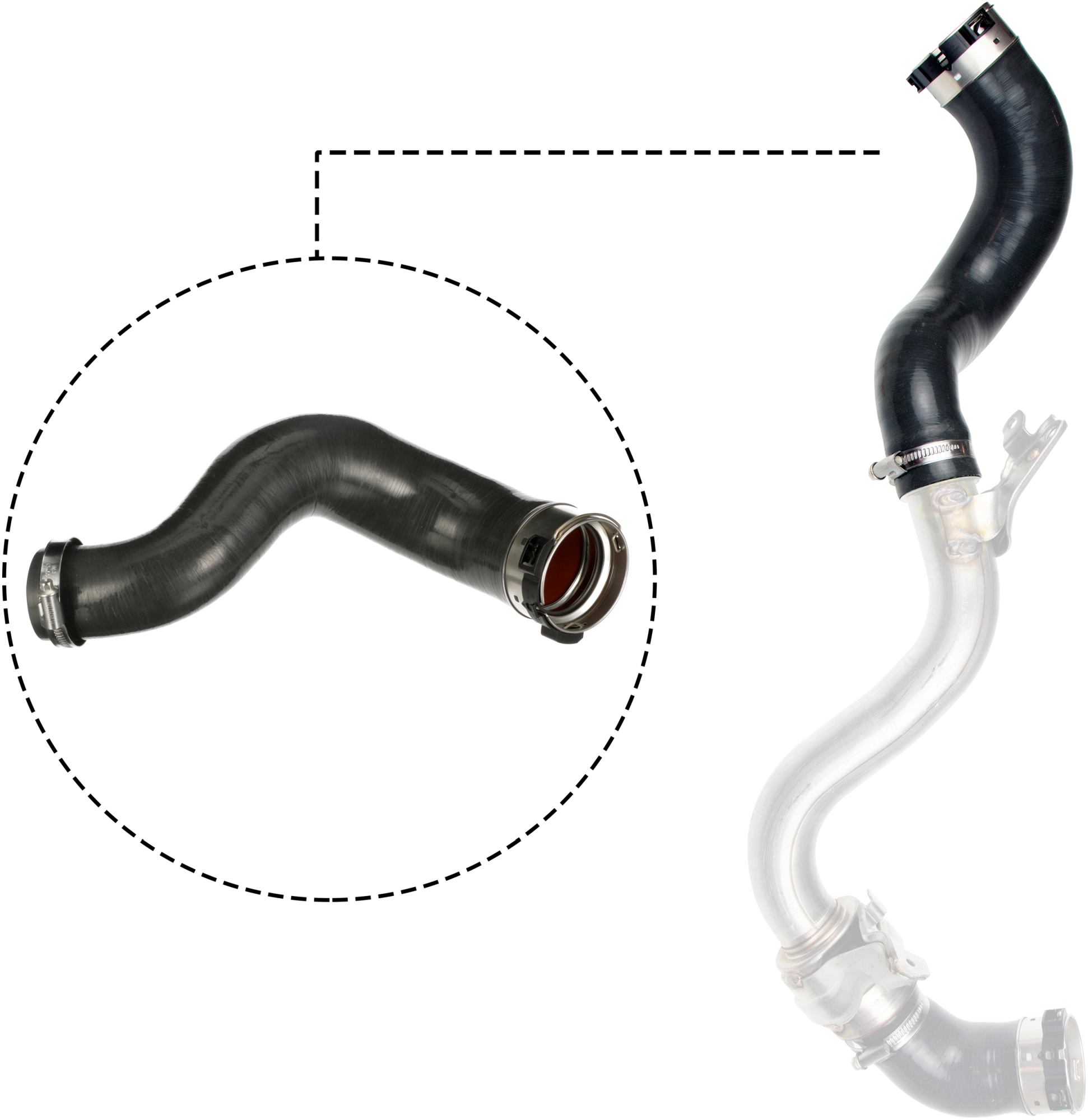 Charger Air Hose - 09-1302 GATES