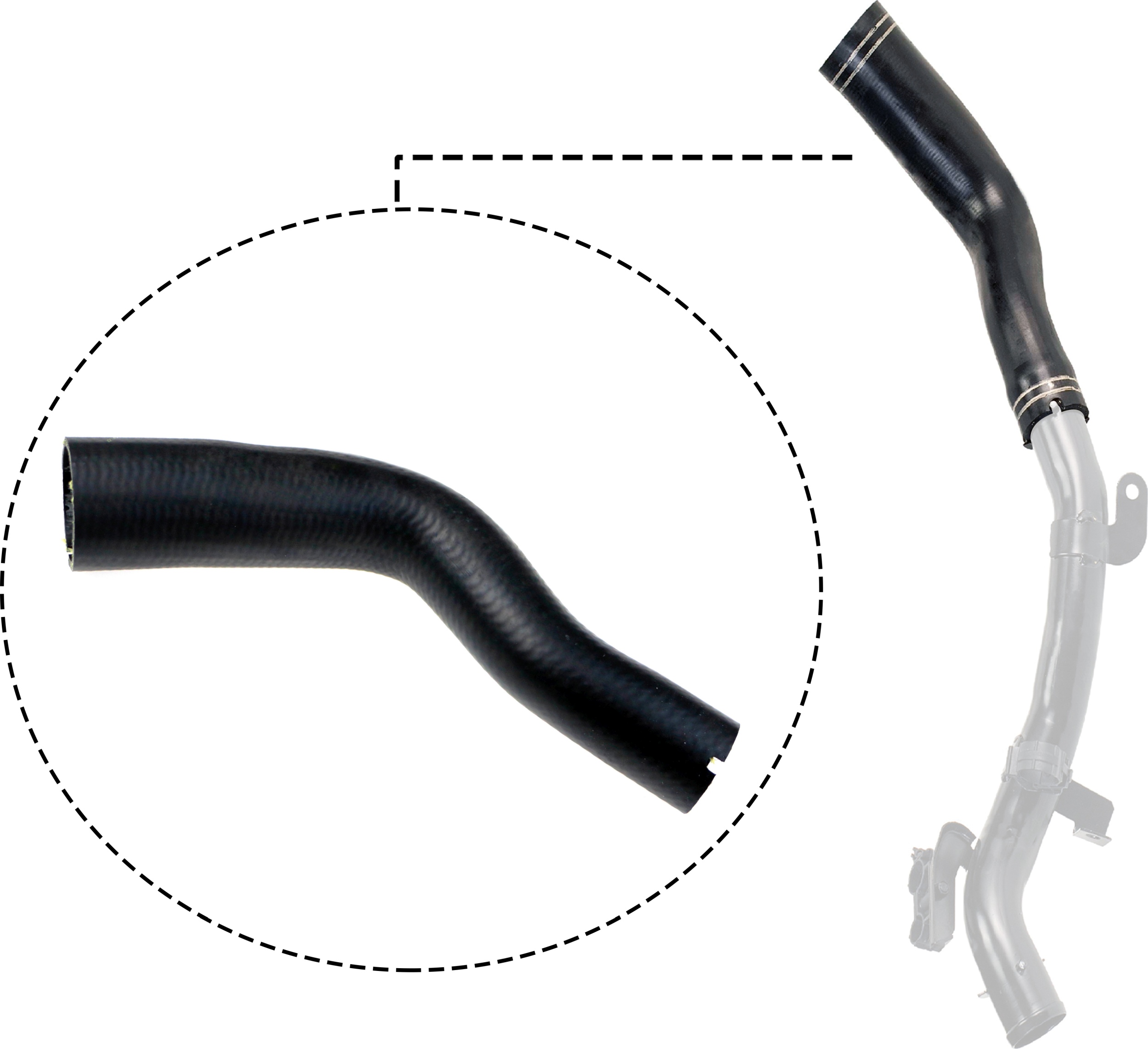Charger Air Hose - 09-0063 GATES