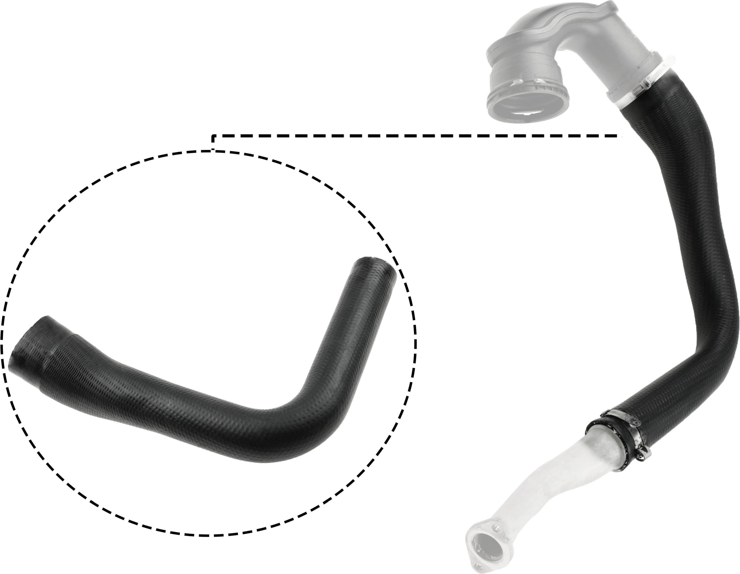 Charger Air Hose - 09-0169 GATES