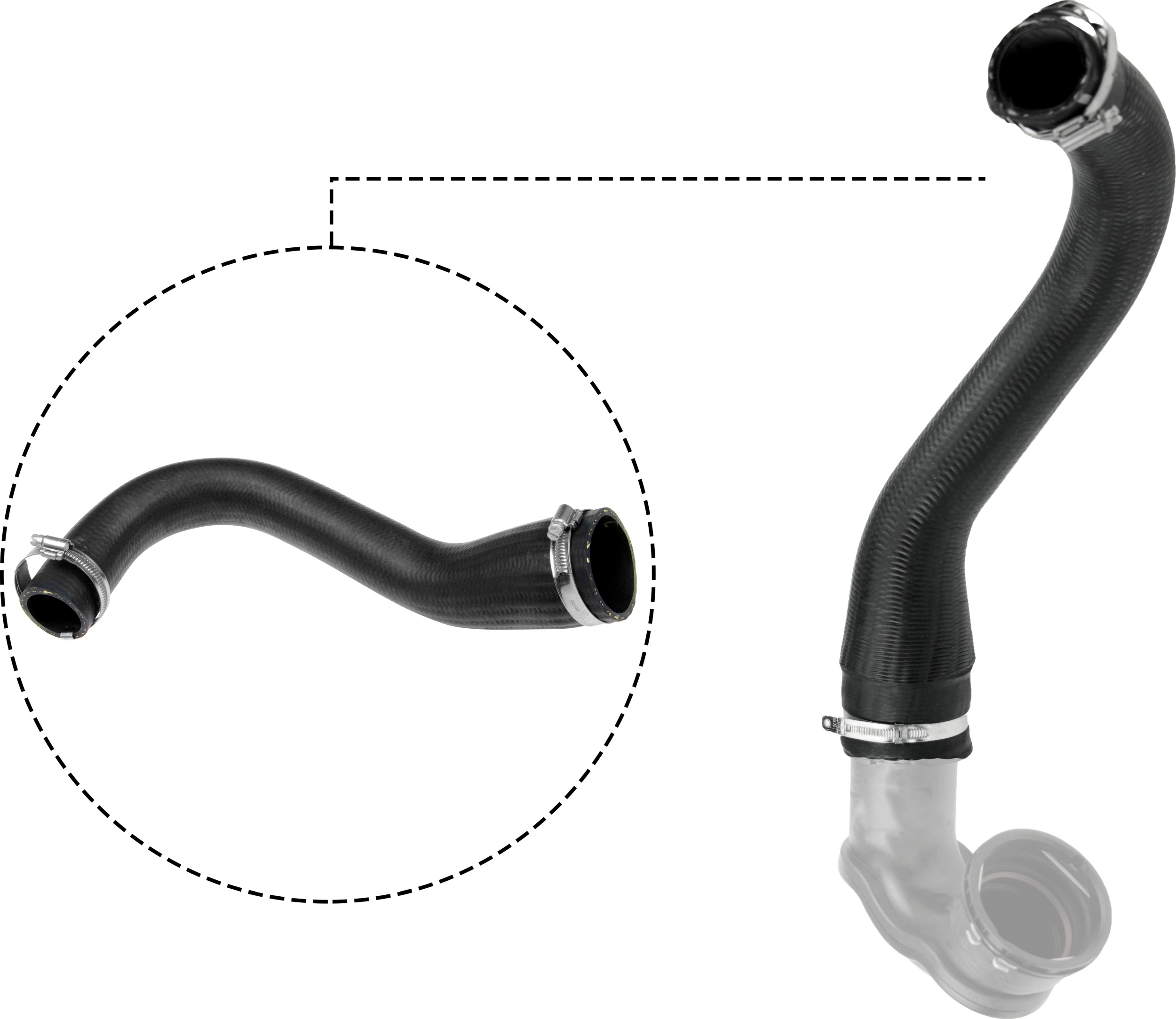 Charger Air Hose - 09-0174 GATES