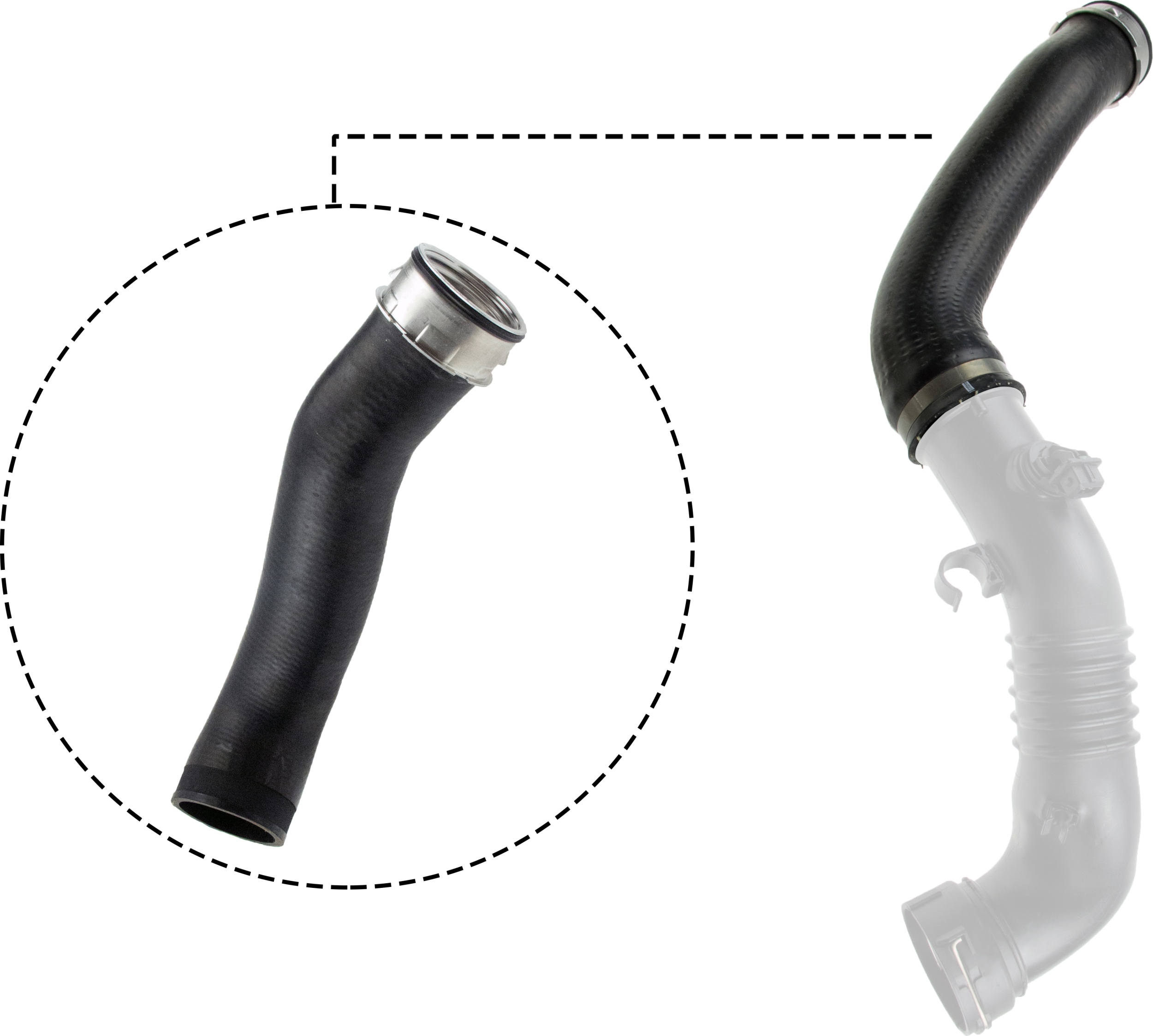 Charger Air Hose - 09-0182 GATES