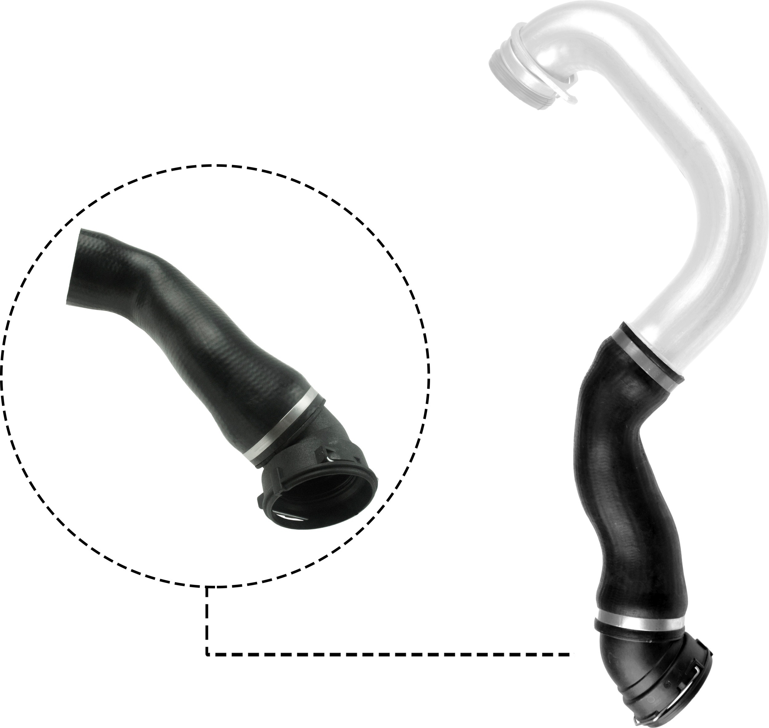 Charger Air Hose - 09-0185 GATES