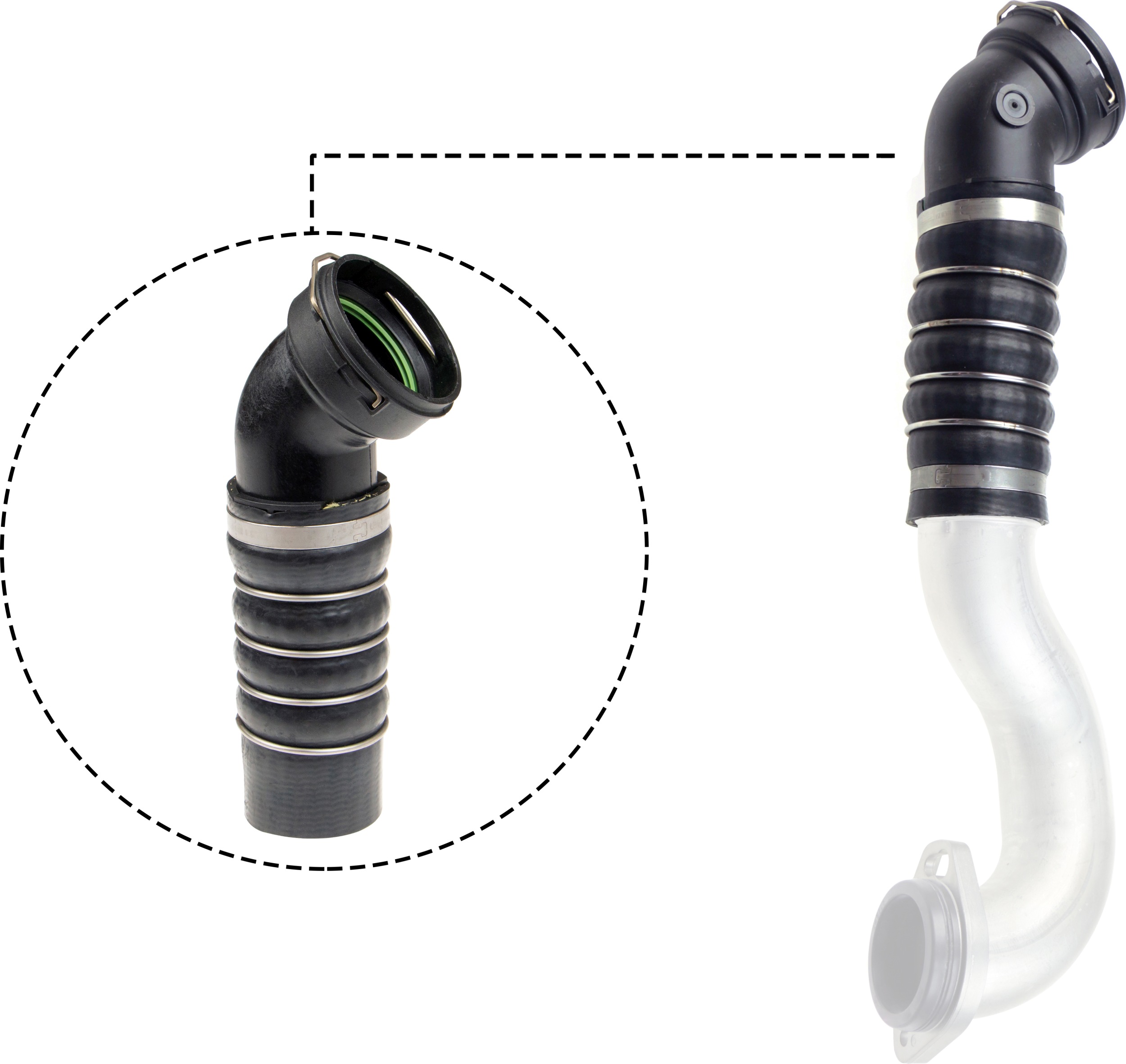 Charger Air Hose - 09-0197 GATES