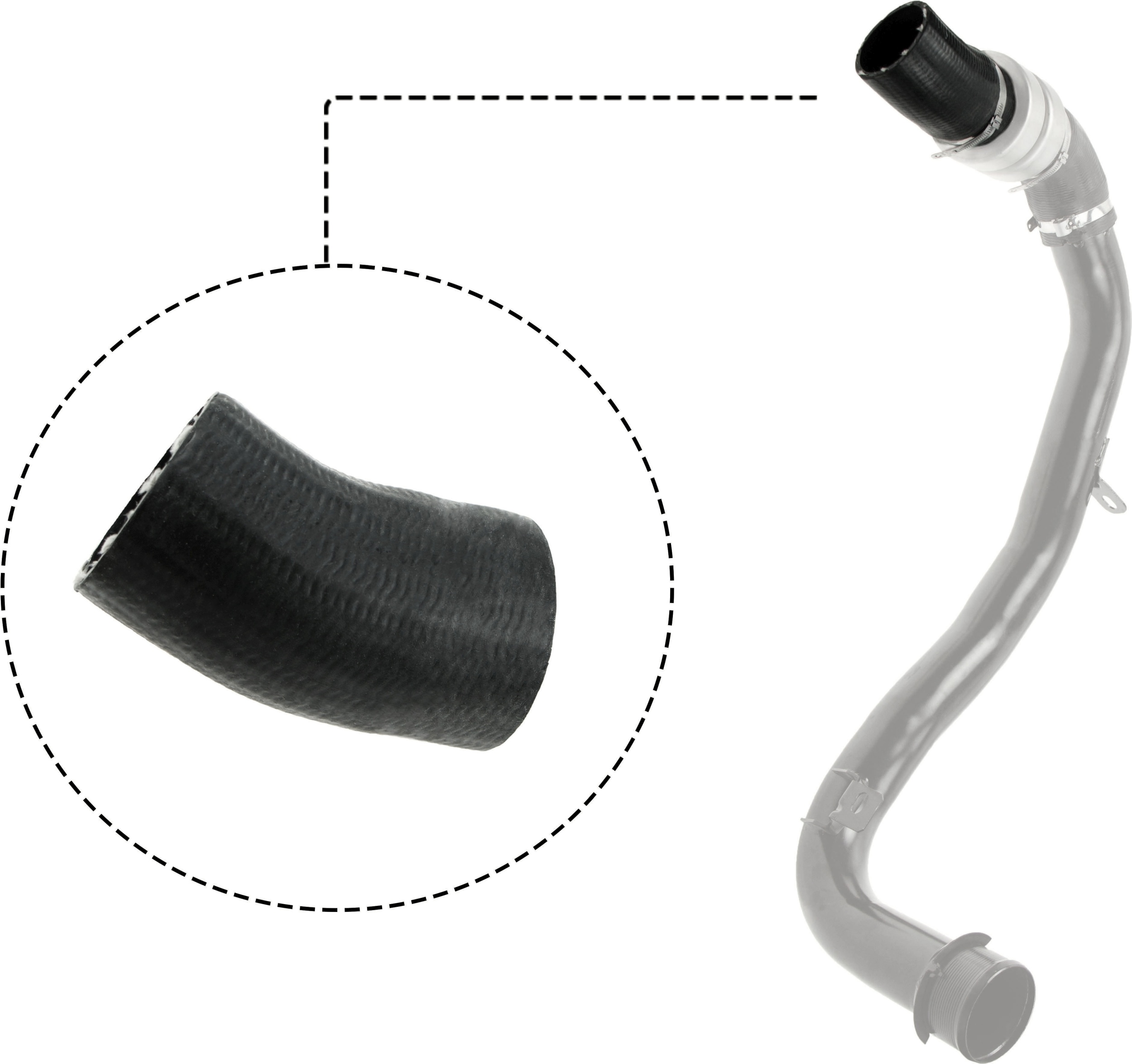 Charger Air Hose - 09-0491 GATES