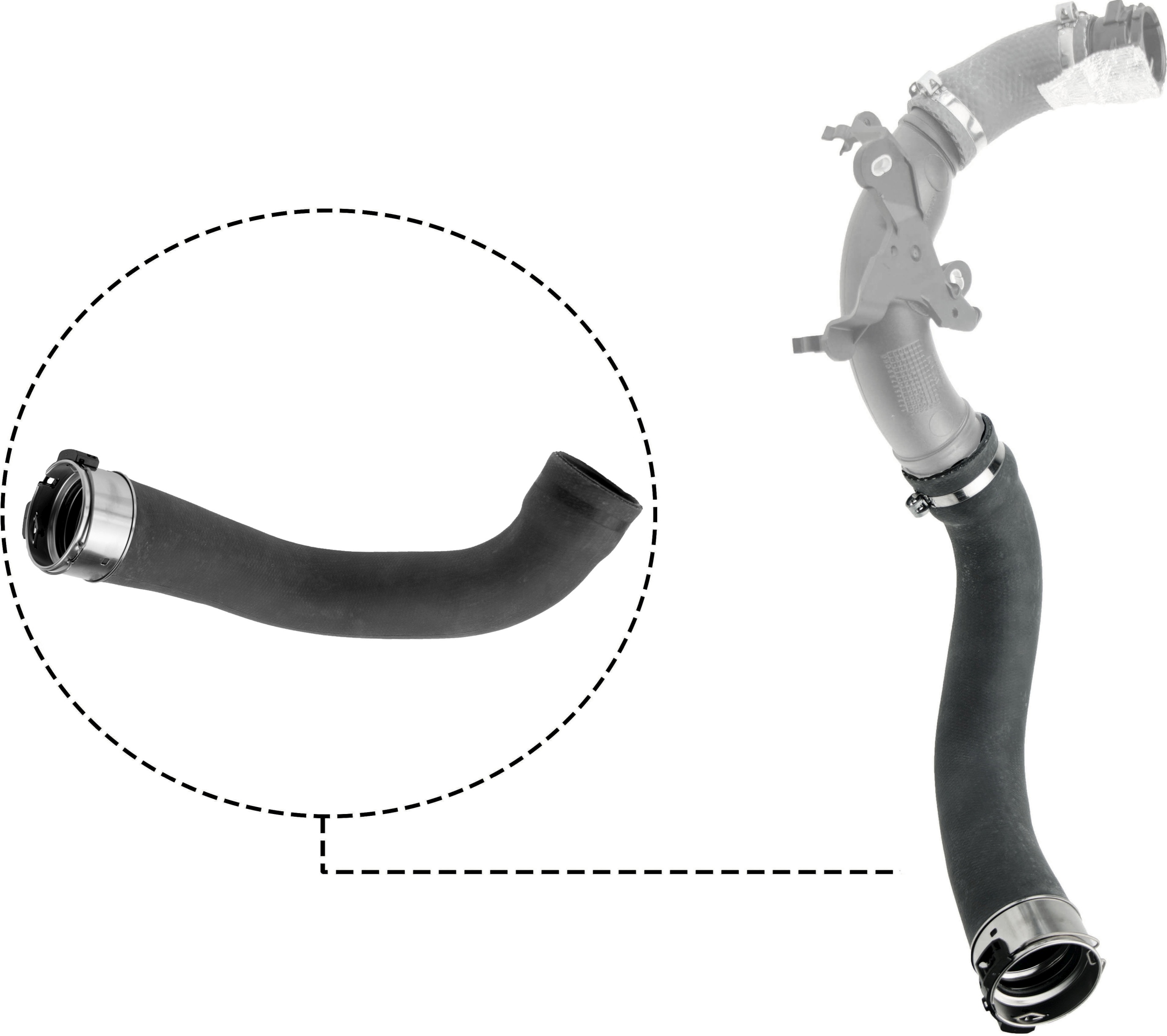 Charger Air Hose - 09-0528 GATES