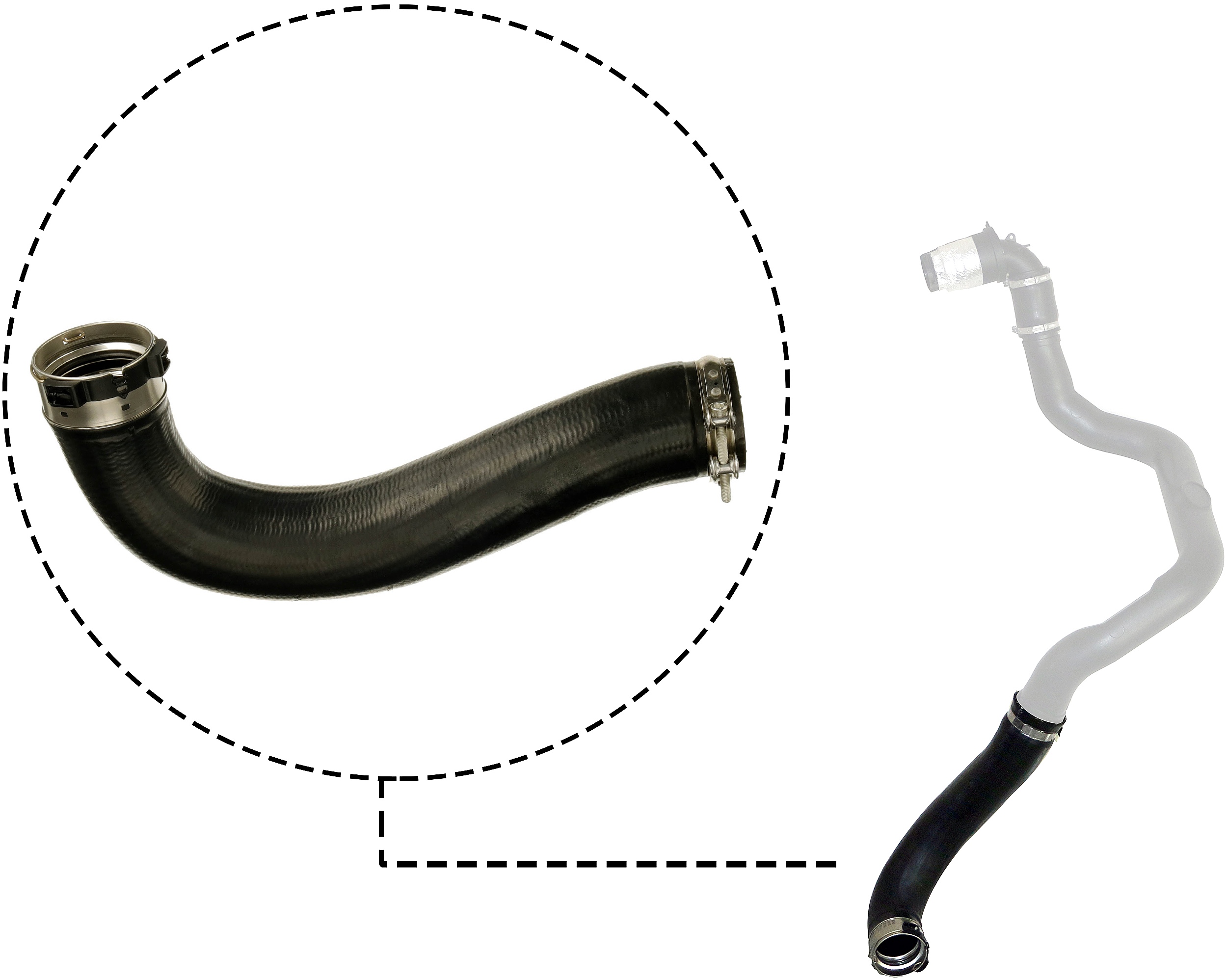 Charger Air Hose - 09-0533 GATES