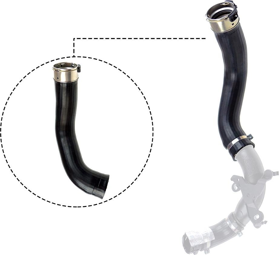 Charger Air Hose - 09-0539 GATES