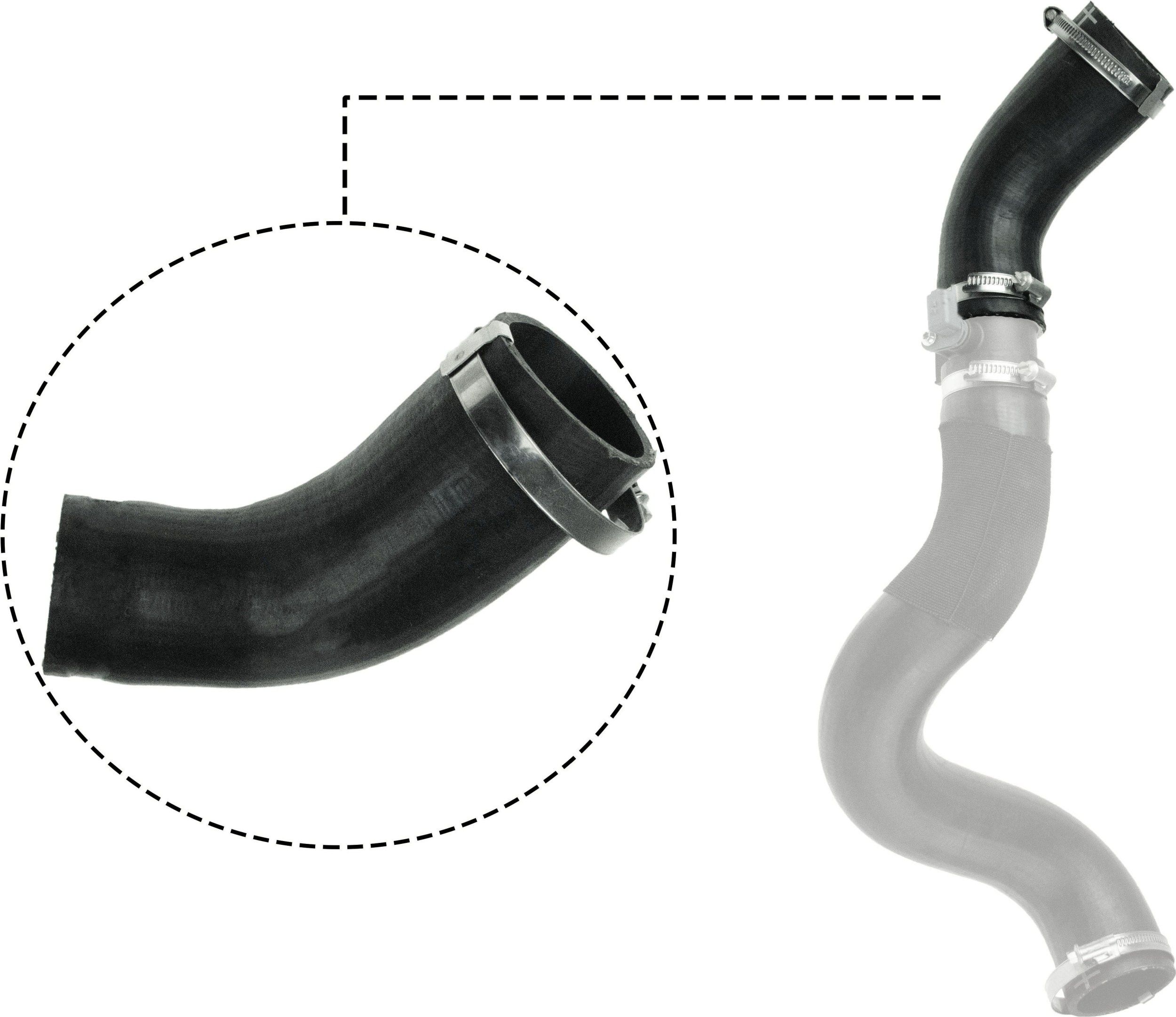 Charger Air Hose - 09-0616 GATES