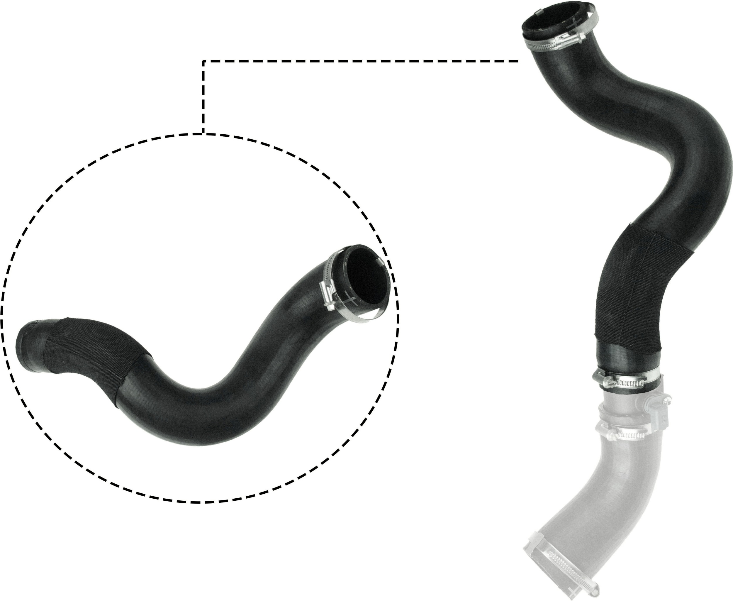 Charger Air Hose - 09-0617 GATES