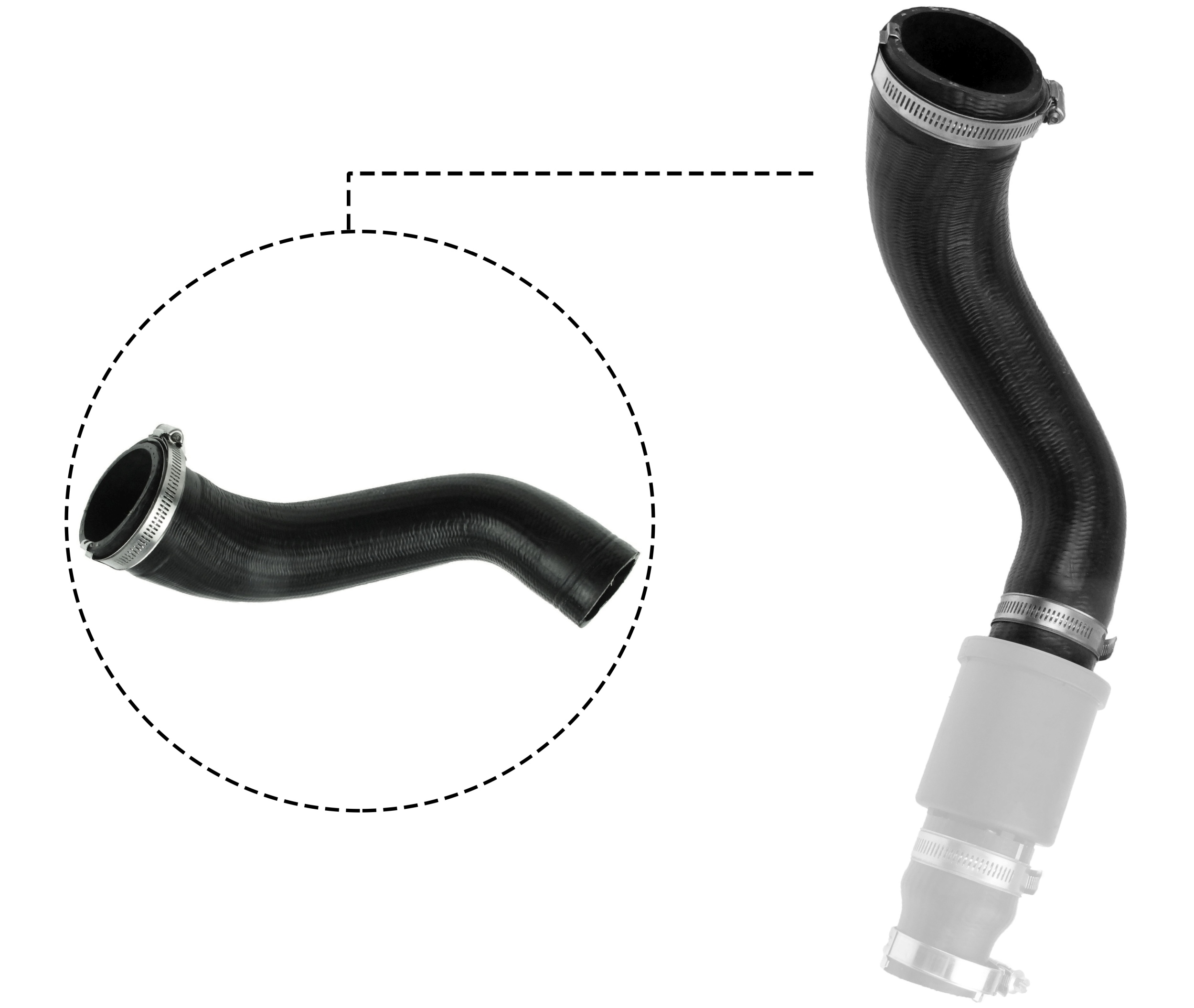 Charger Air Hose - 09-0619 GATES
