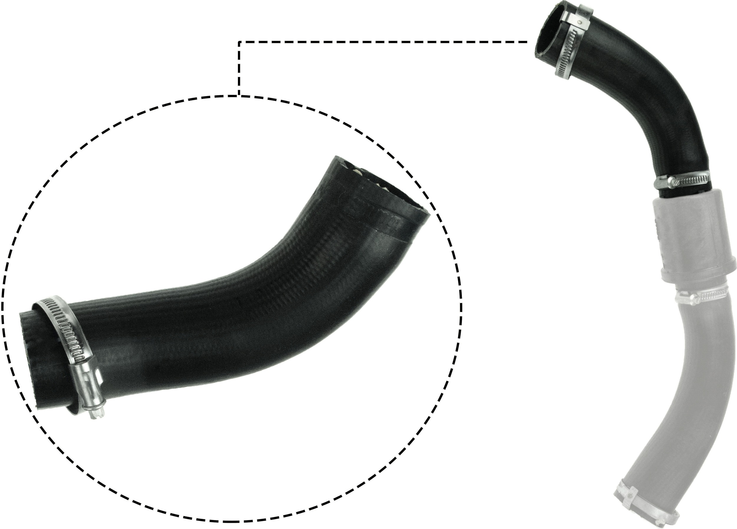 Charger Air Hose - 09-0632 GATES