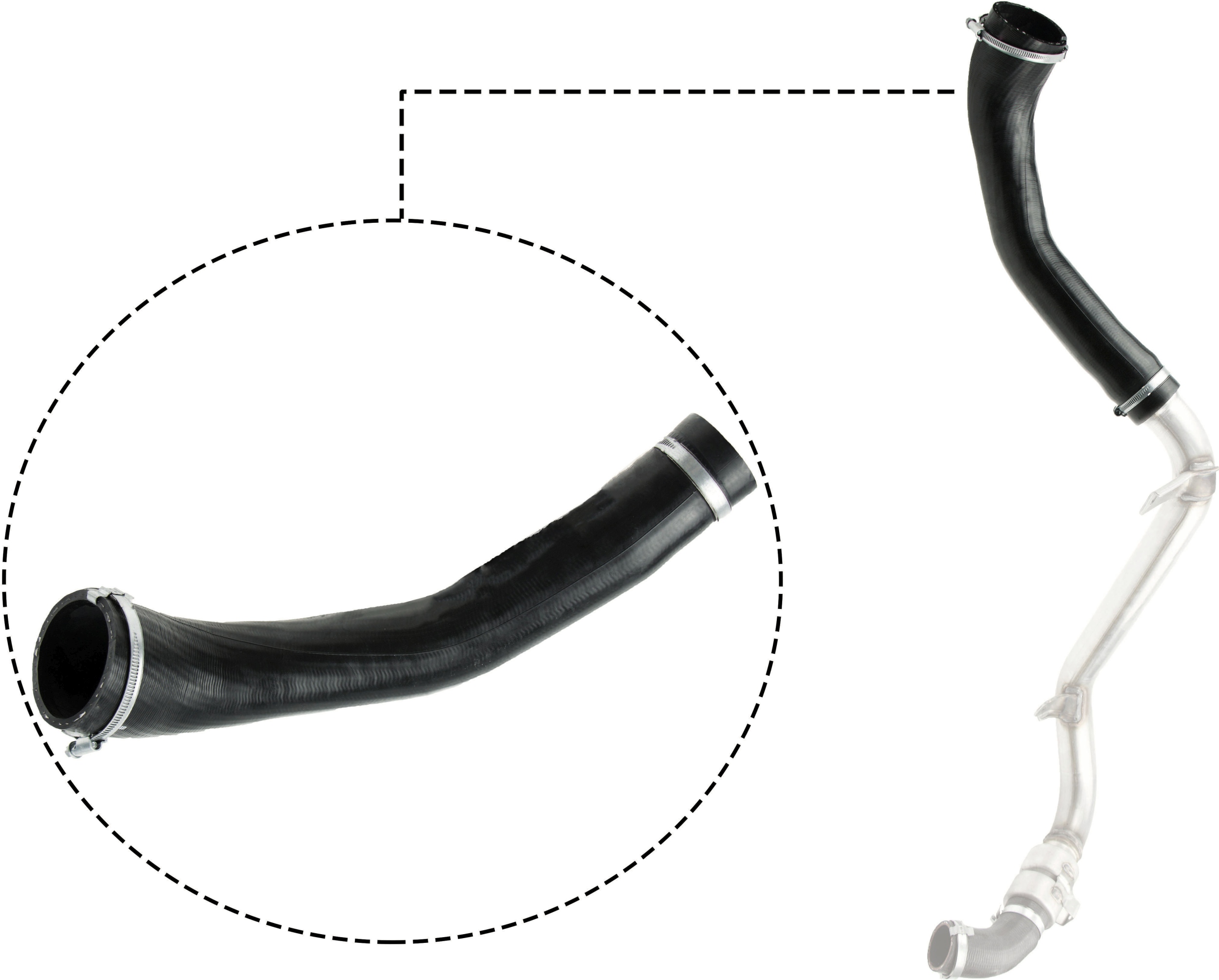 Charger Air Hose - 09-0638 GATES