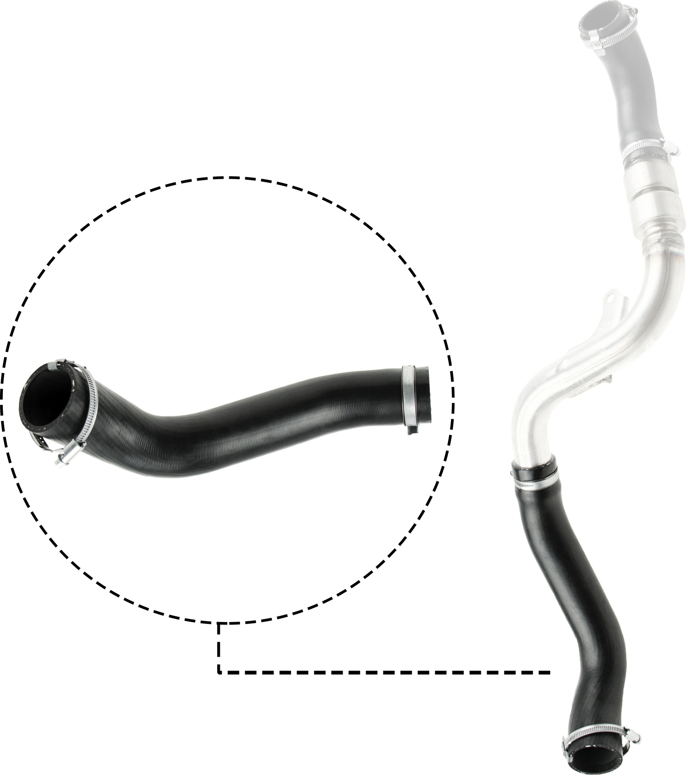 Charger Air Hose - 09-0643 GATES