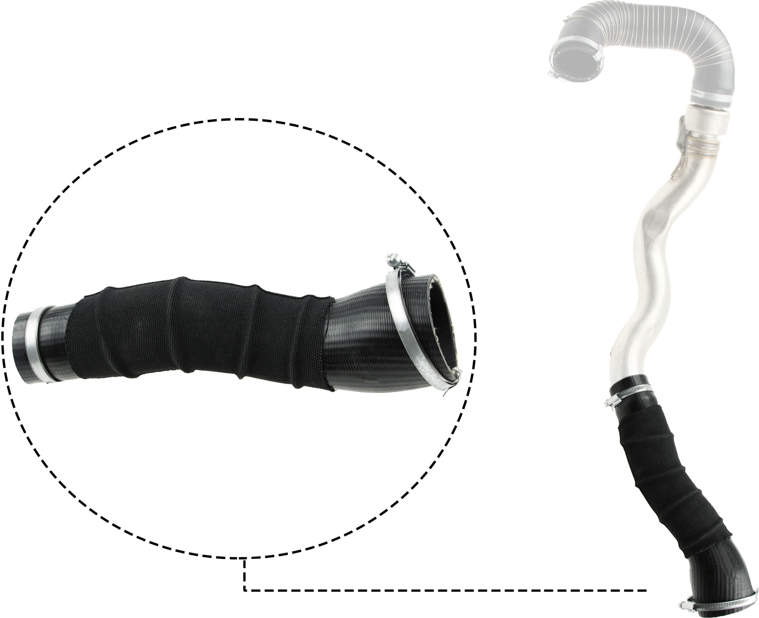 Charger Air Hose - 09-0647 GATES