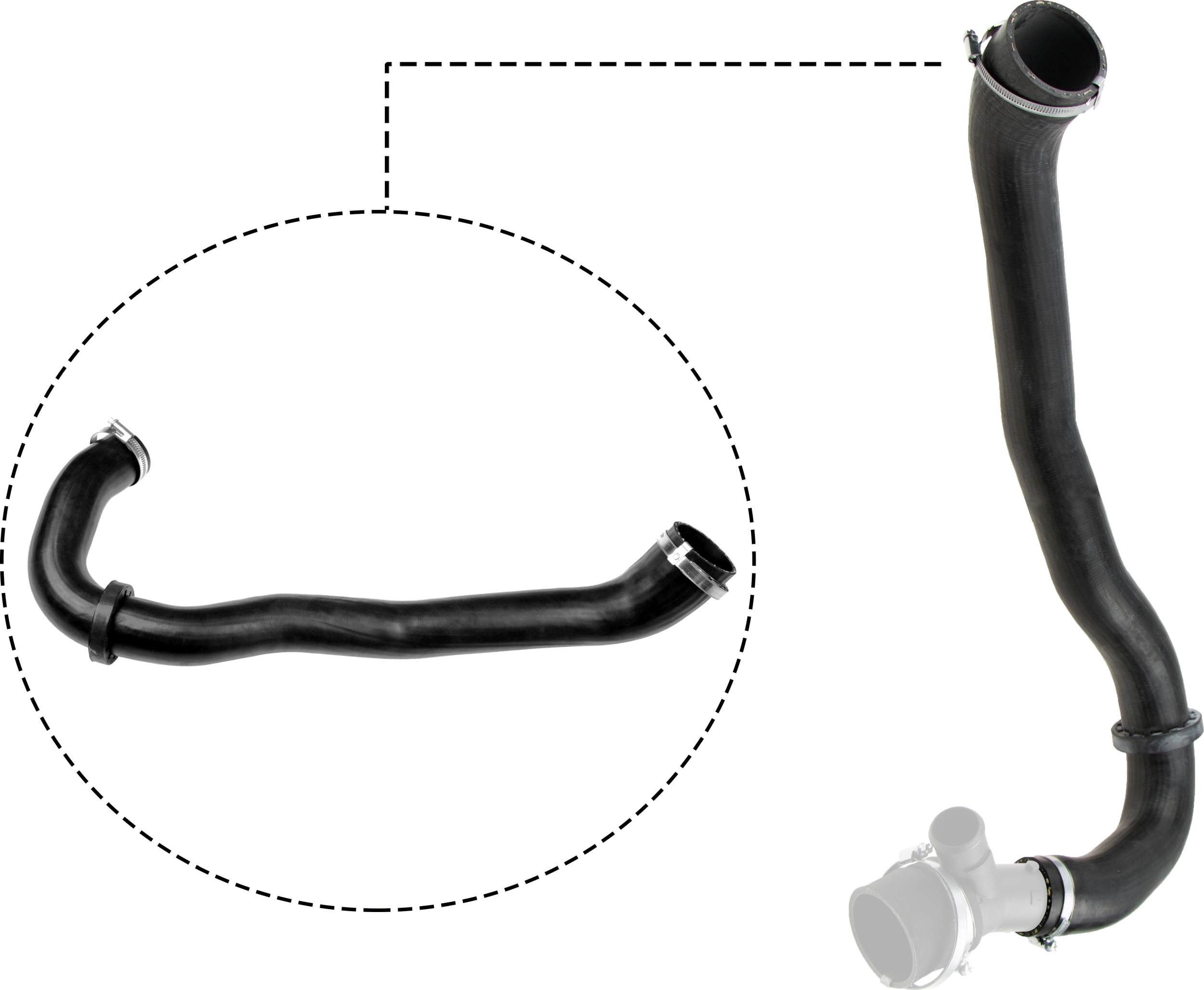 Charger Air Hose - 09-0649 GATES