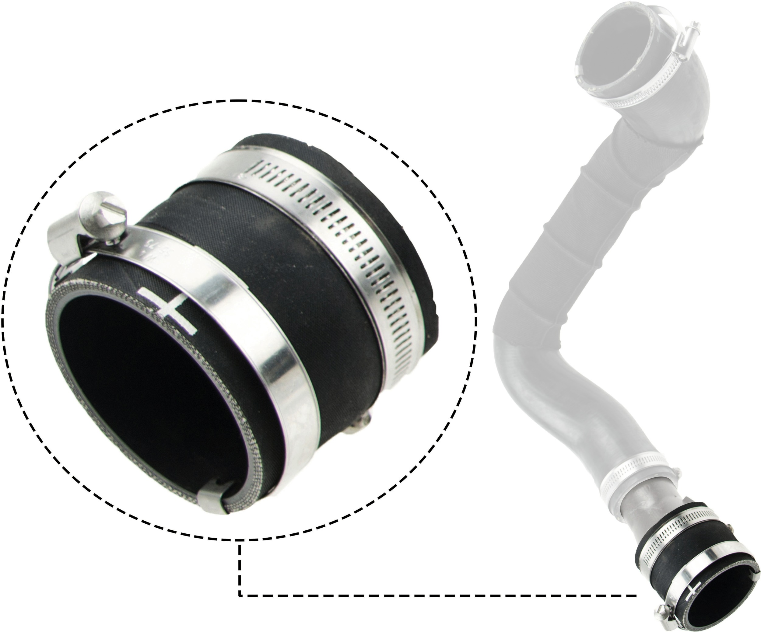 Charger Air Hose - 09-0653 GATES