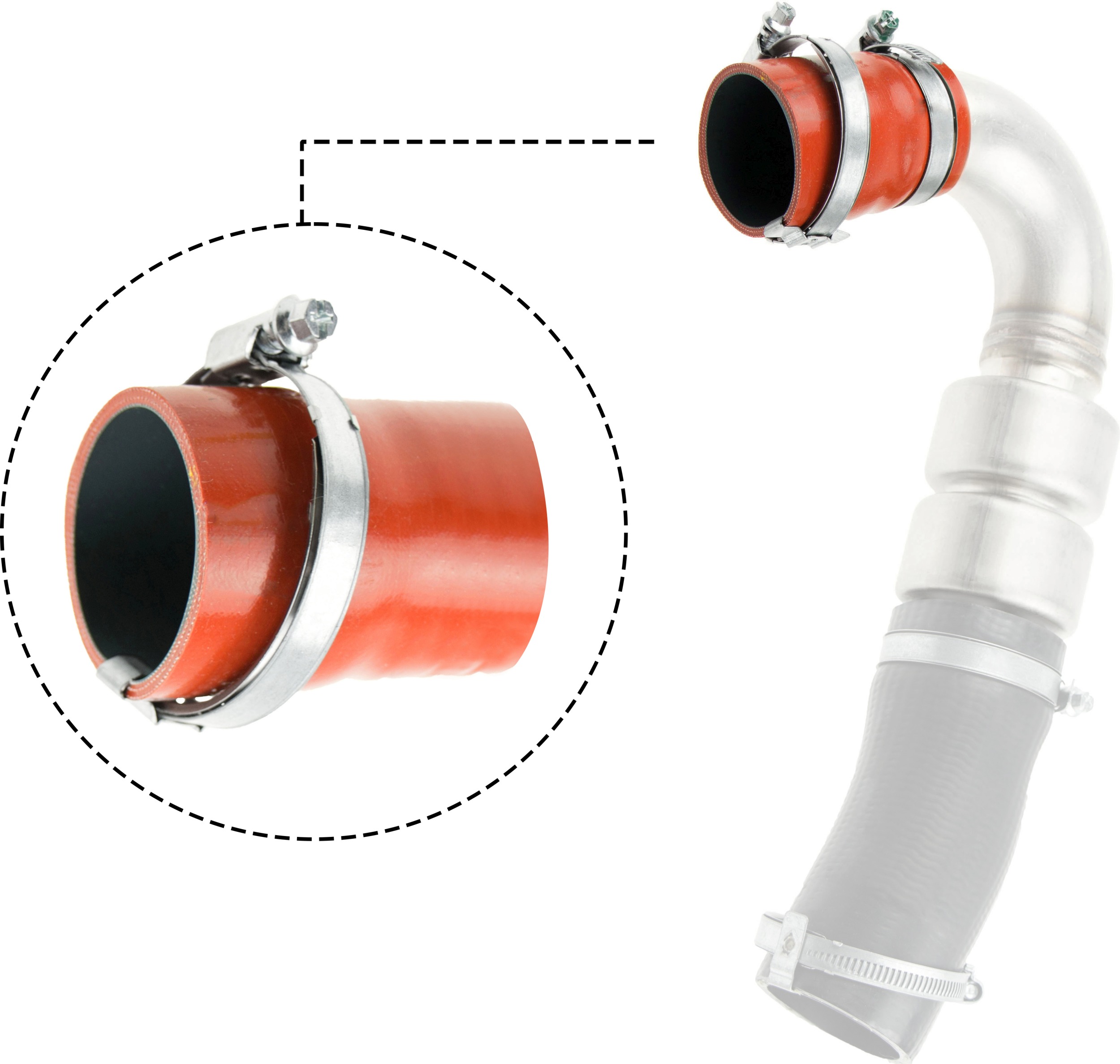 Charger Air Hose - 09-0658 GATES
