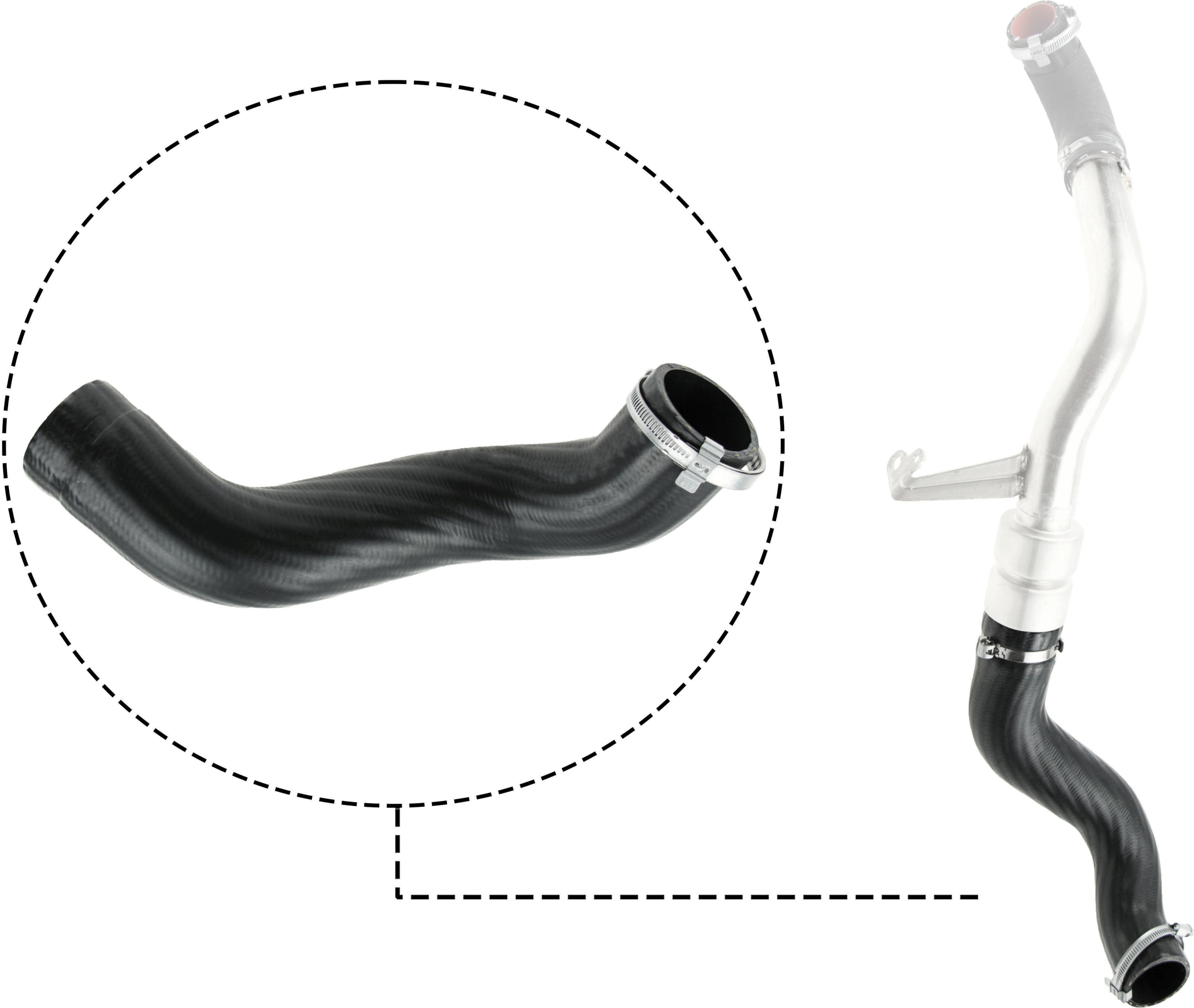 Charger Air Hose - 09-0660 GATES