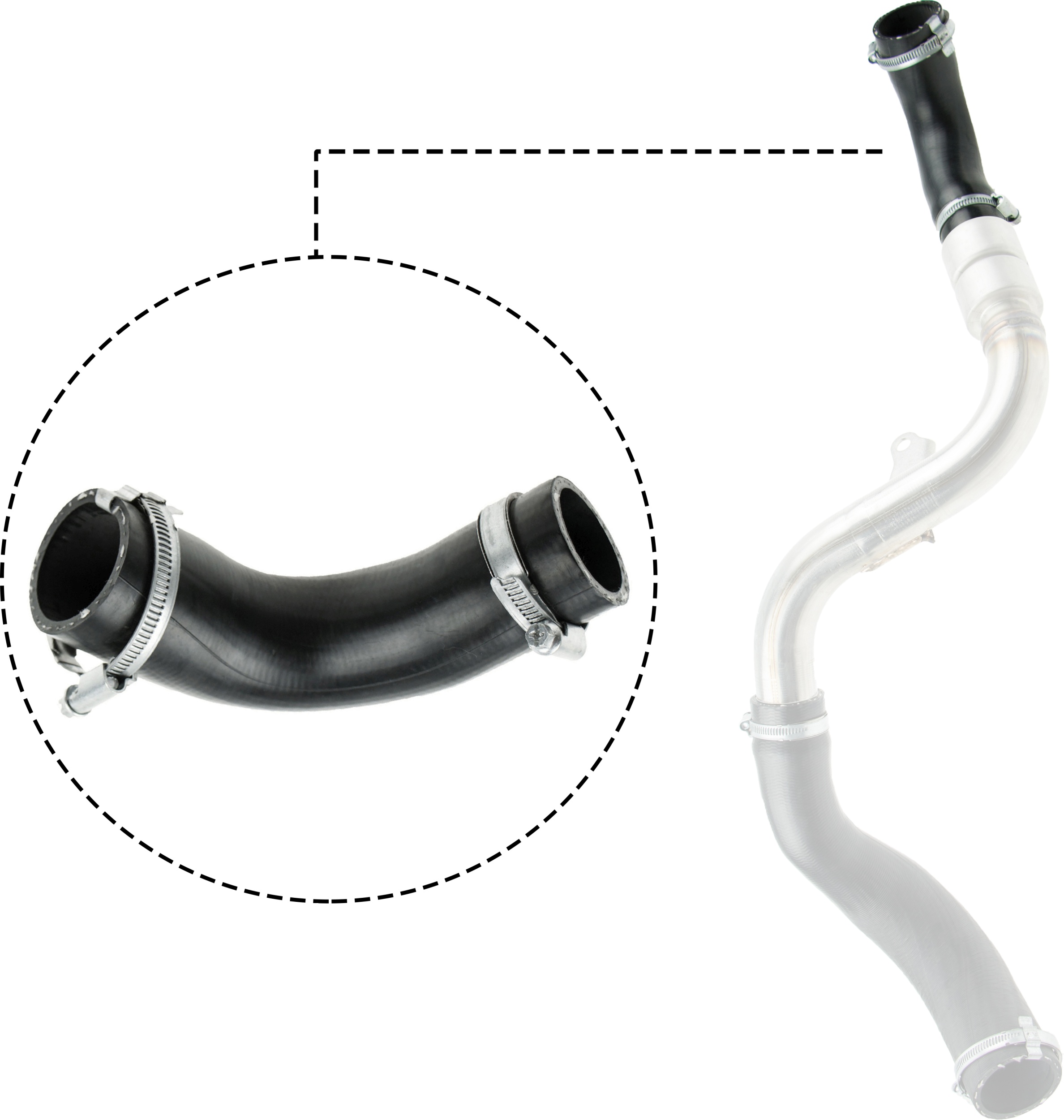Charger Air Hose - 09-0661 GATES