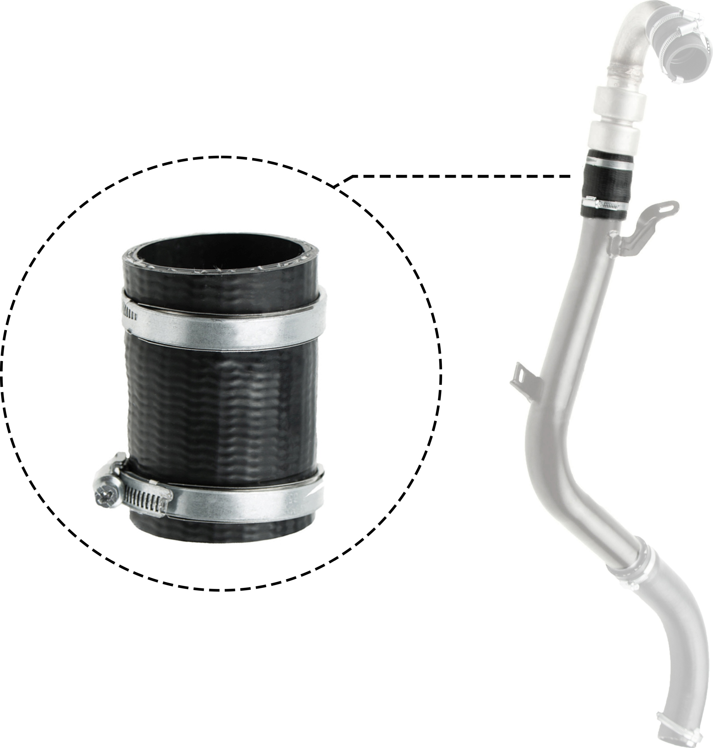 Charger Air Hose - 09-0664 GATES