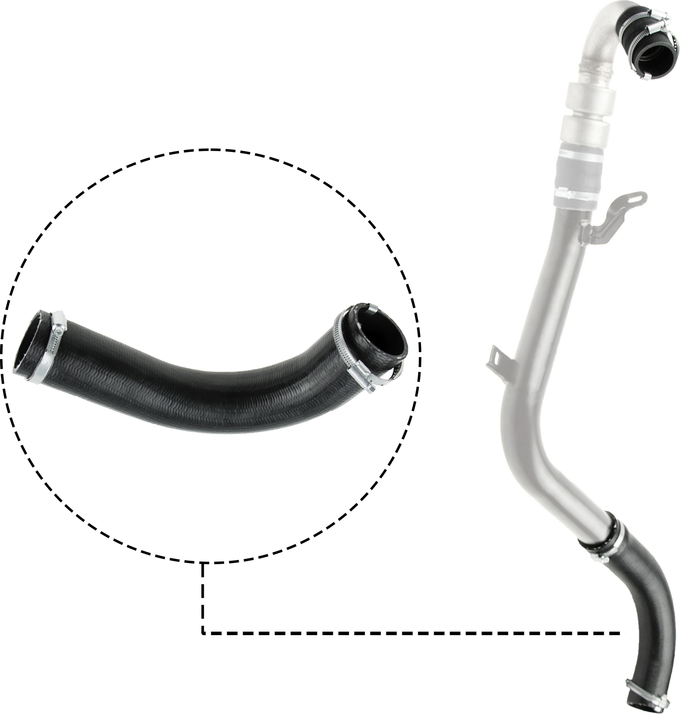 Charger Air Hose - 09-0665 GATES