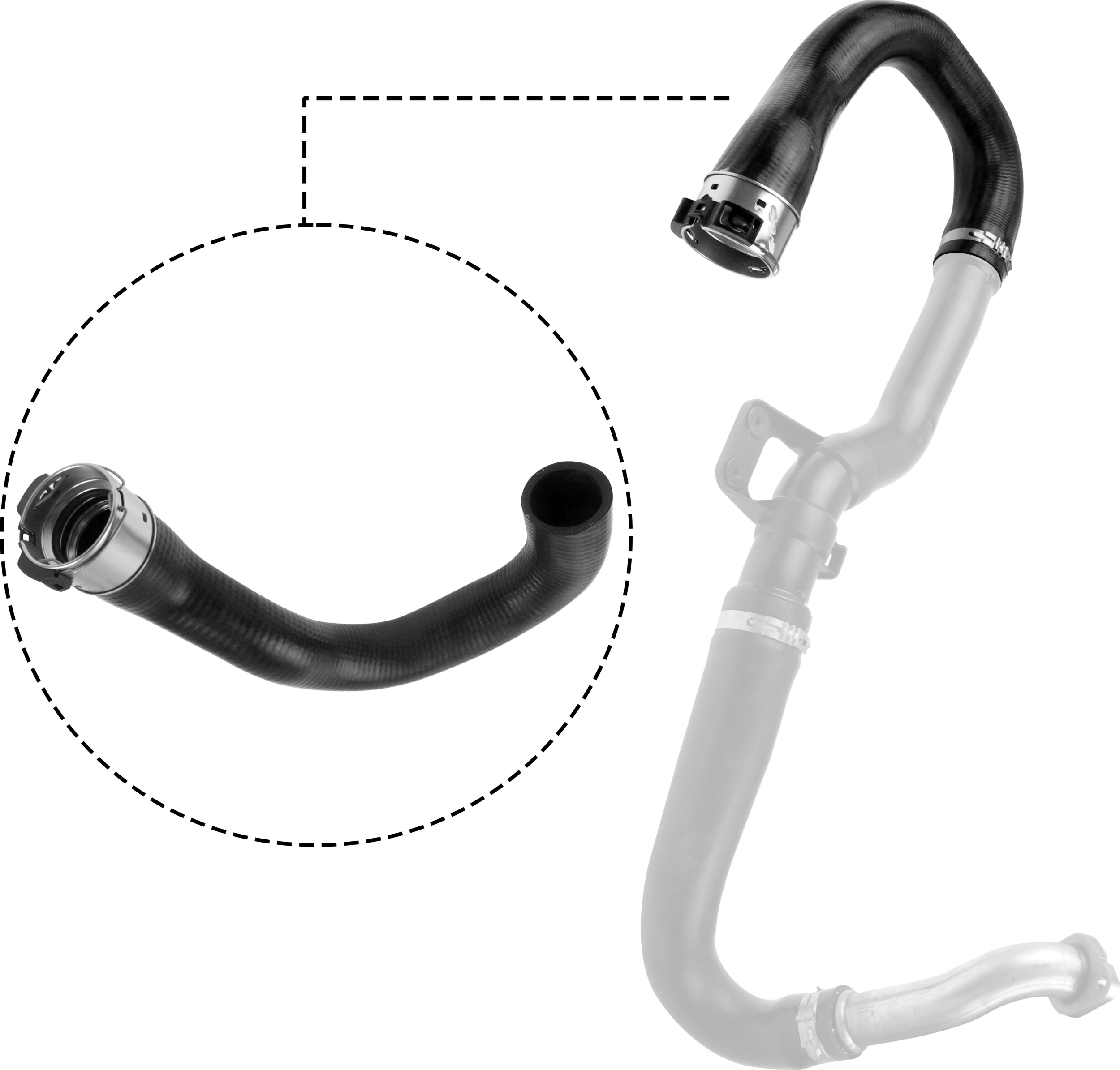 Charger Air Hose - 09-0678 GATES