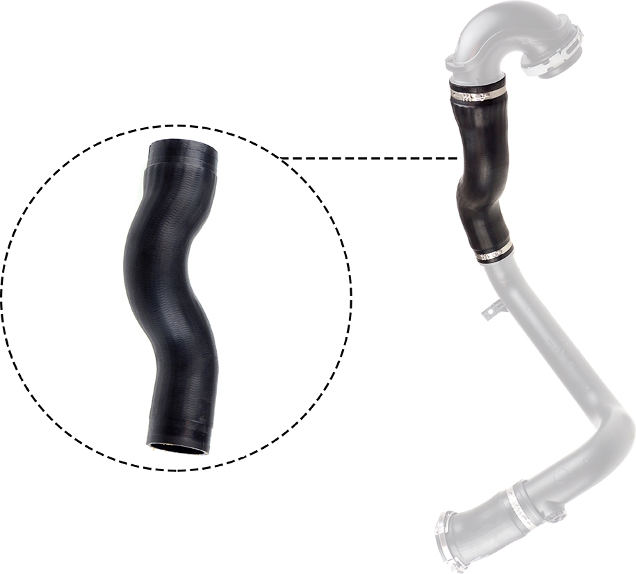 Charger Air Hose - 09-0697 GATES