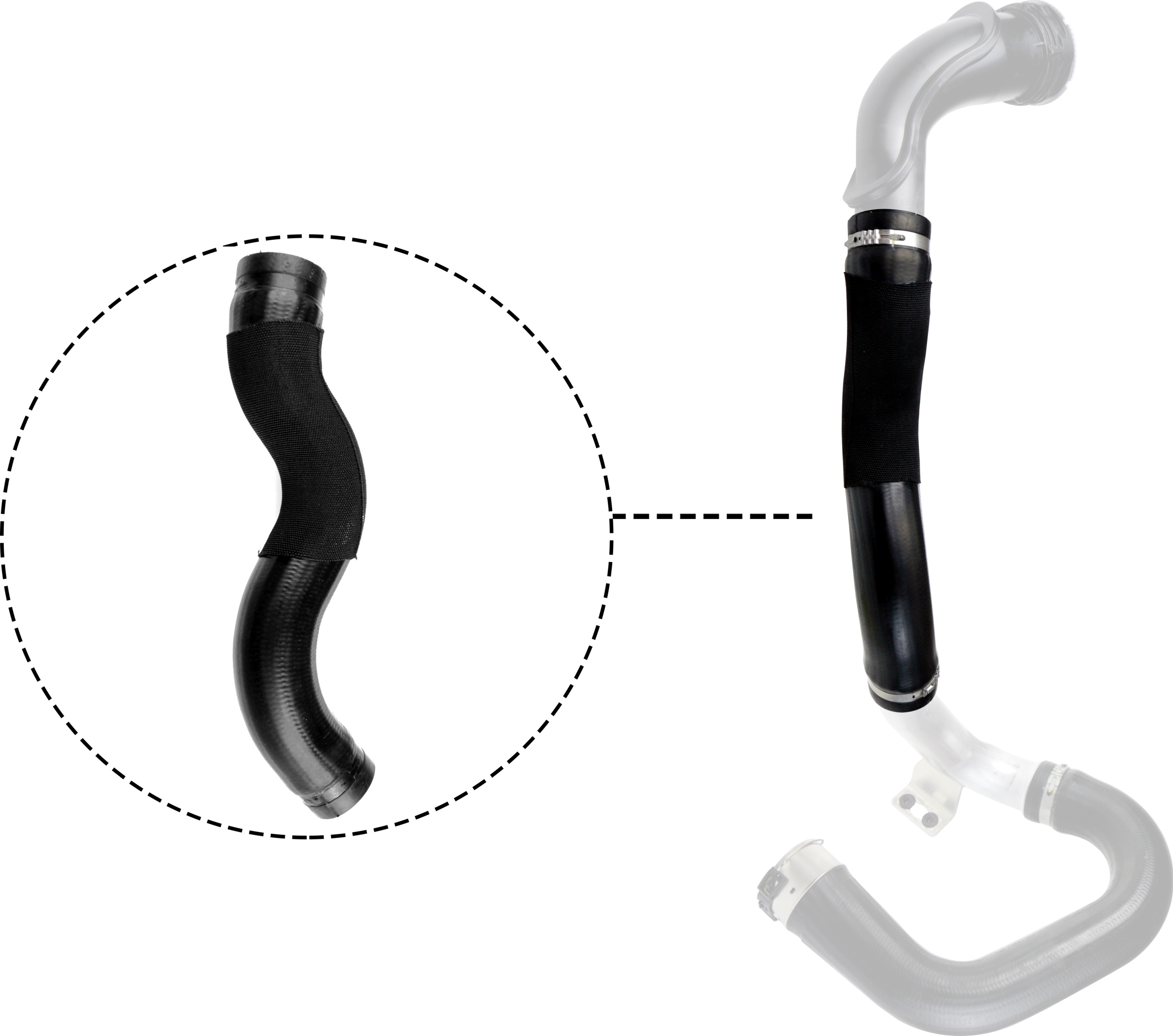Charger Air Hose - 09-0701 GATES