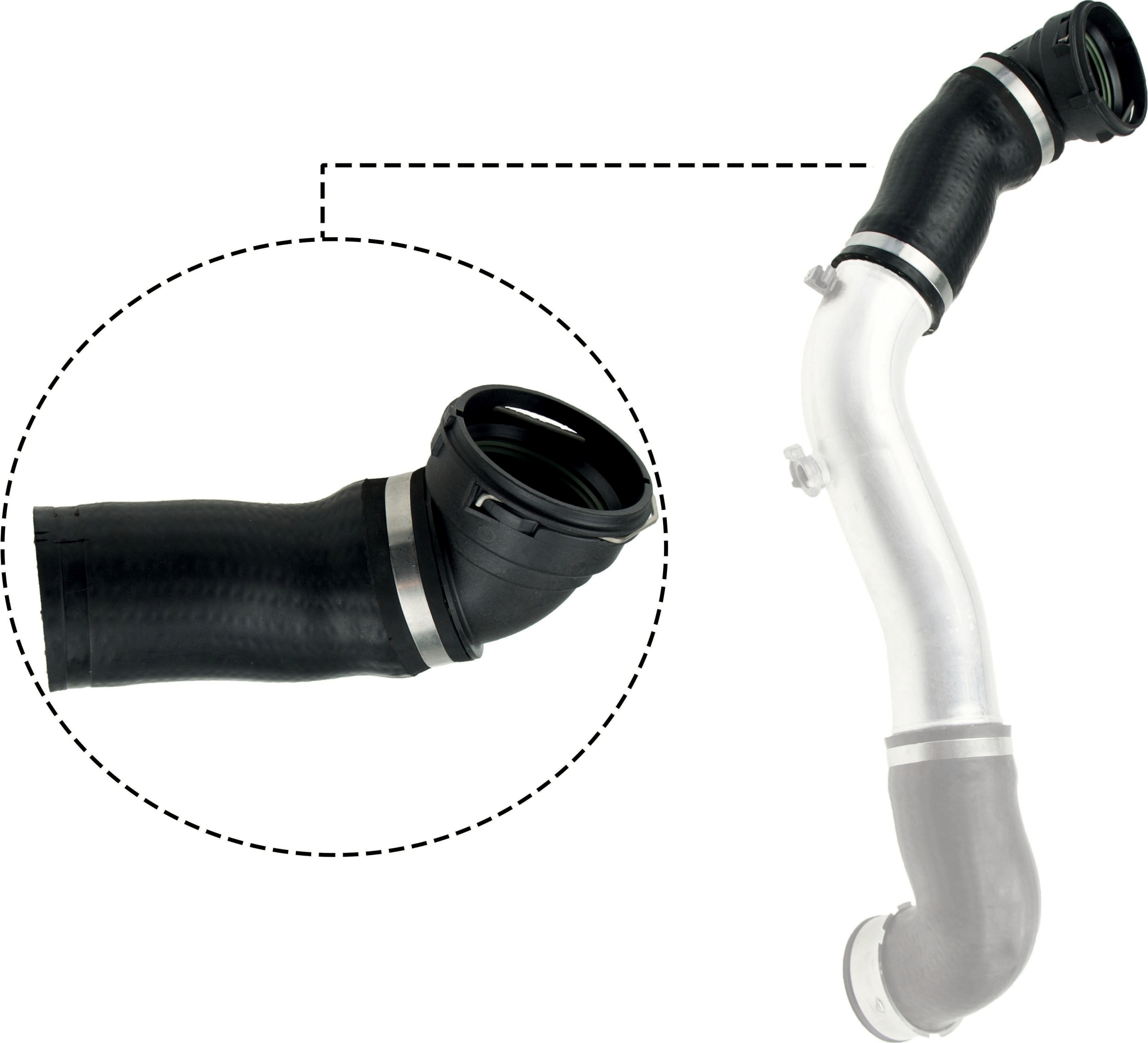 Charger Air Hose - 09-0725 GATES