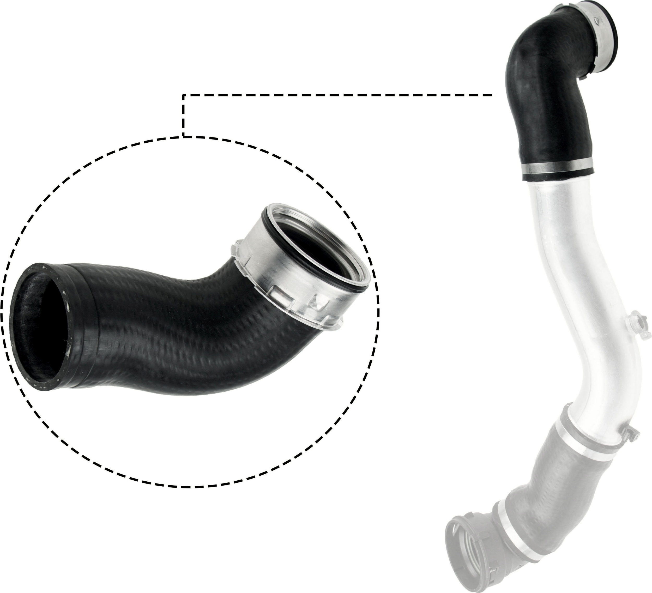 Charger Air Hose - 09-0726 GATES