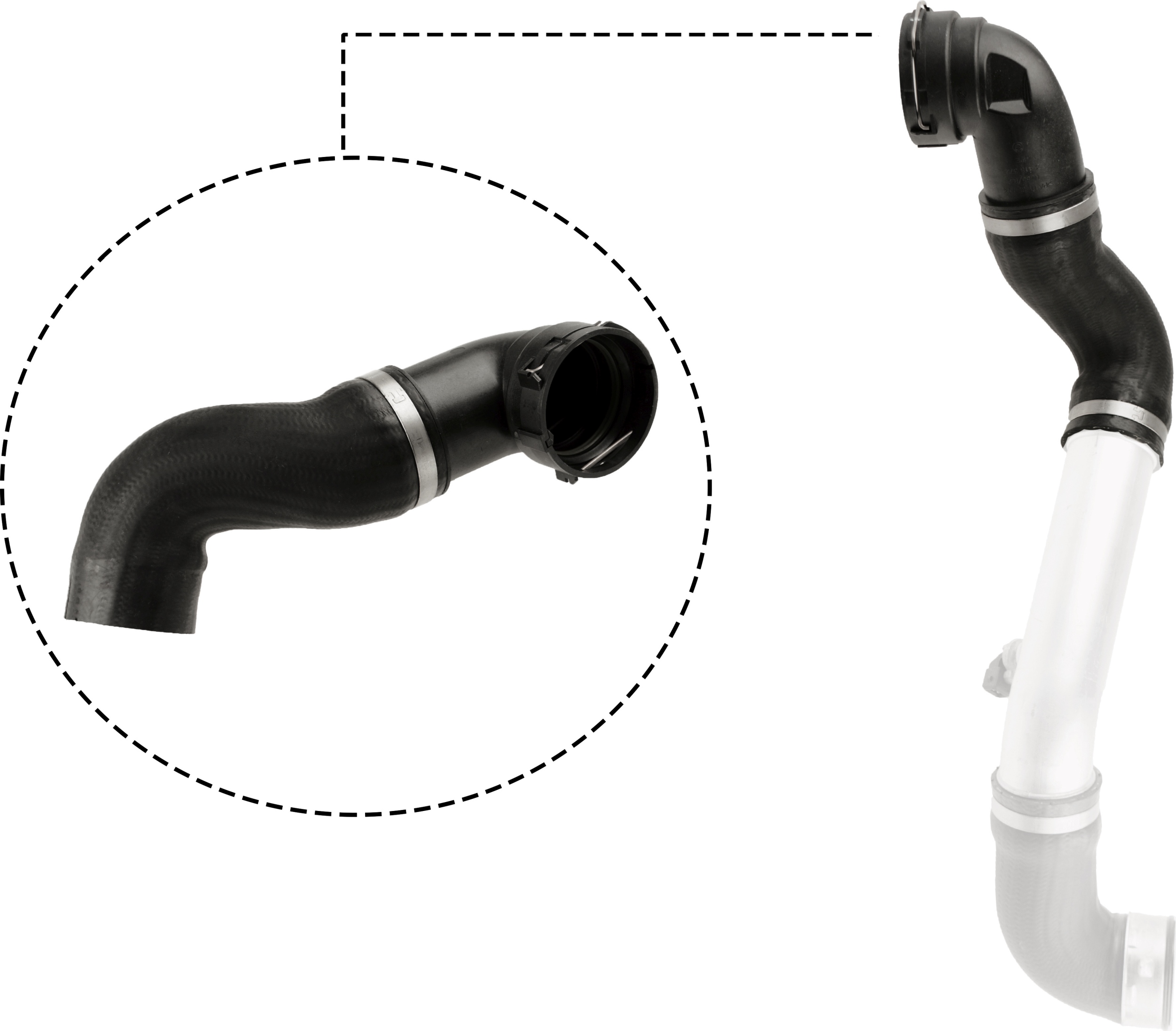 Charger Air Hose - 09-0730 GATES