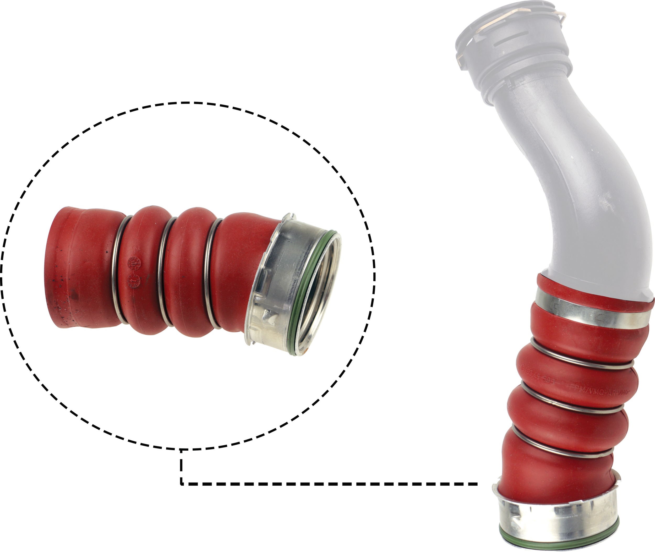 Charger Air Hose - 09-0734 GATES