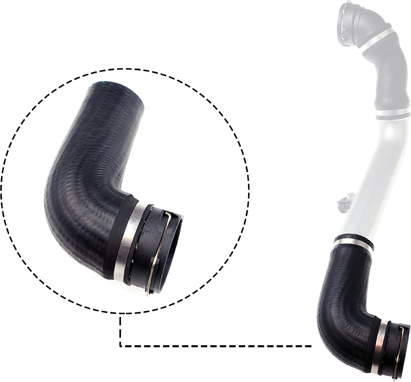 Charger Air Hose - 09-0737 GATES
