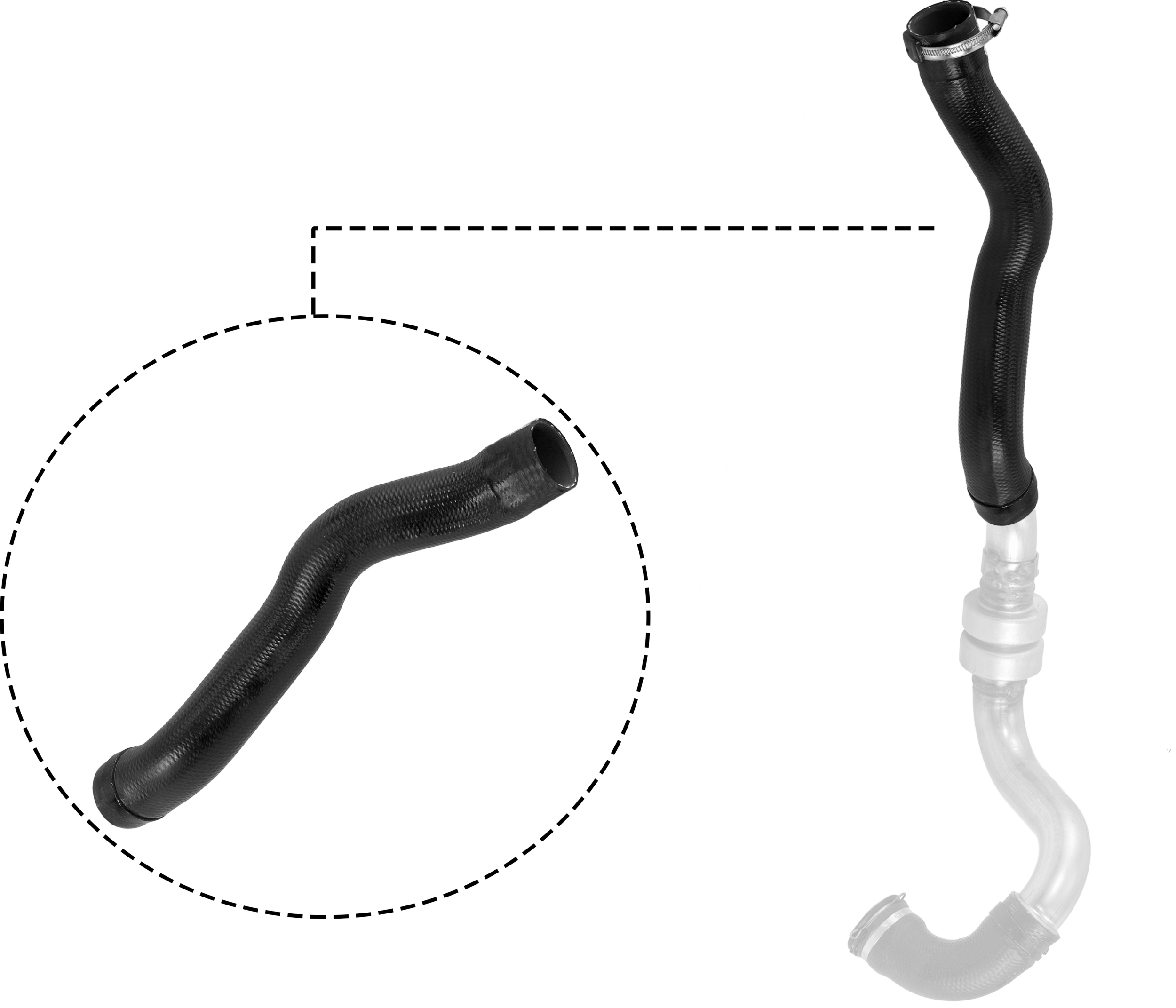 Charger Air Hose - 09-0808 GATES