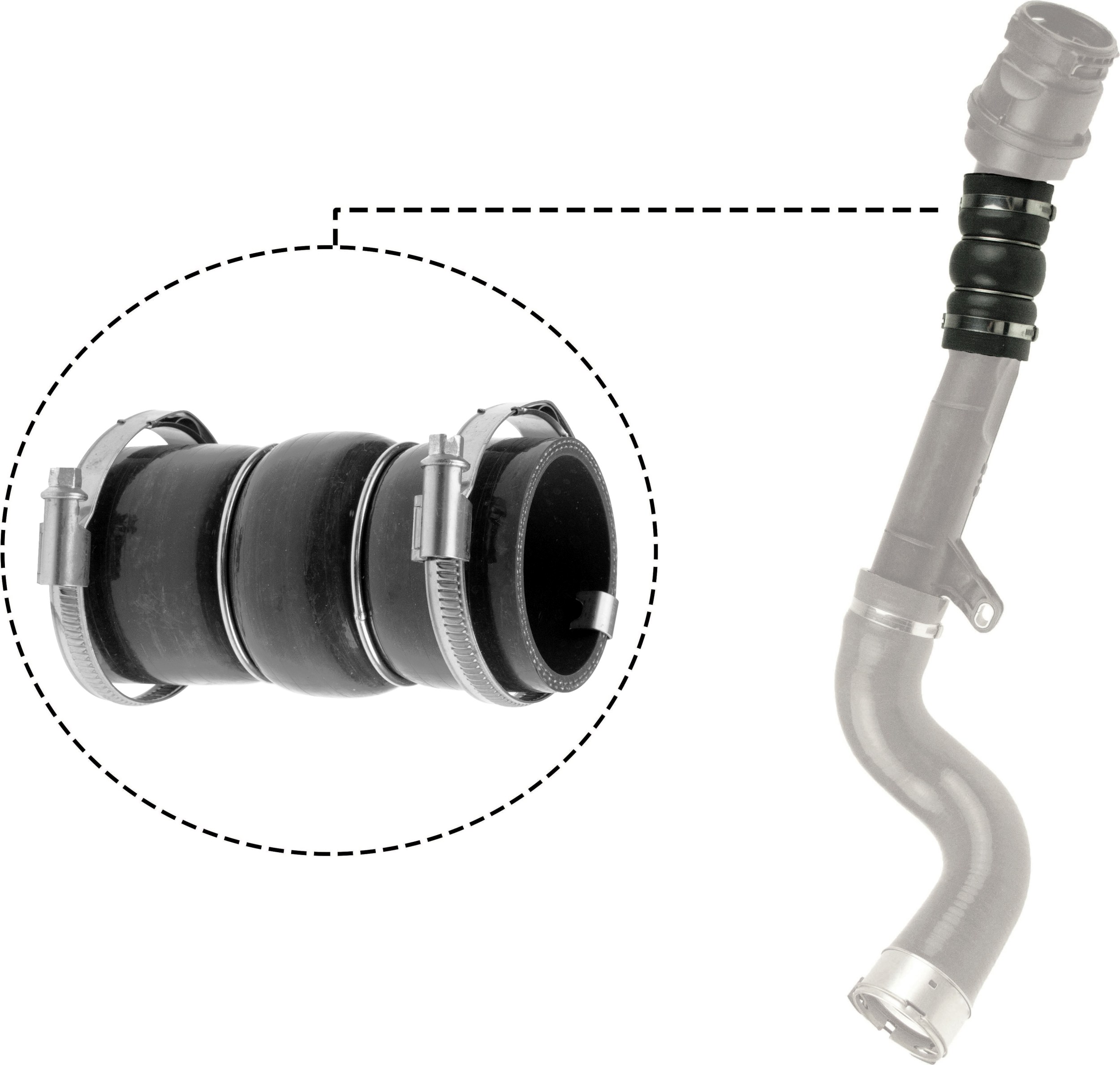Charger Air Hose - 09-1299 GATES
