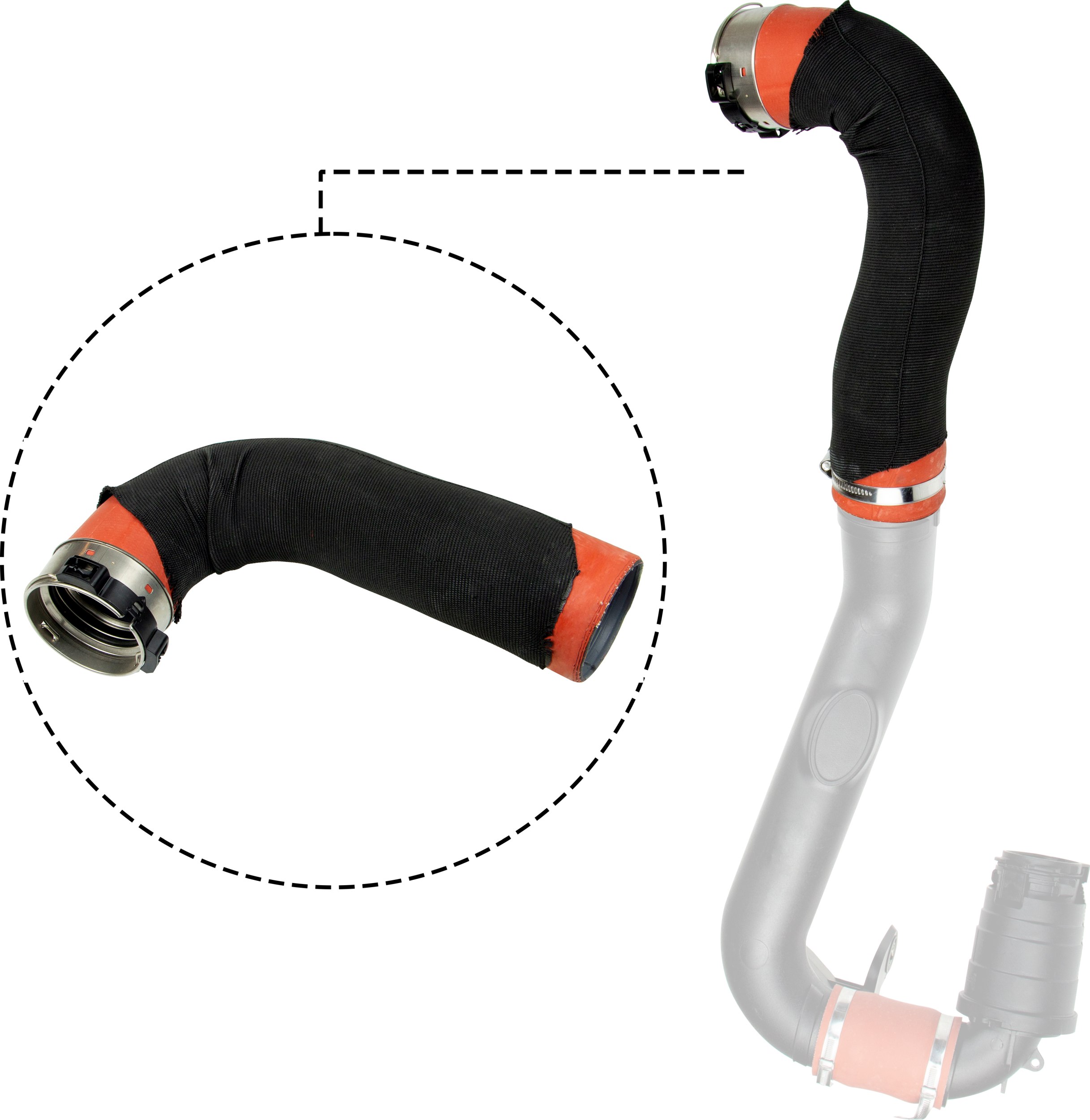 Charger Air Hose - 09-1304 GATES