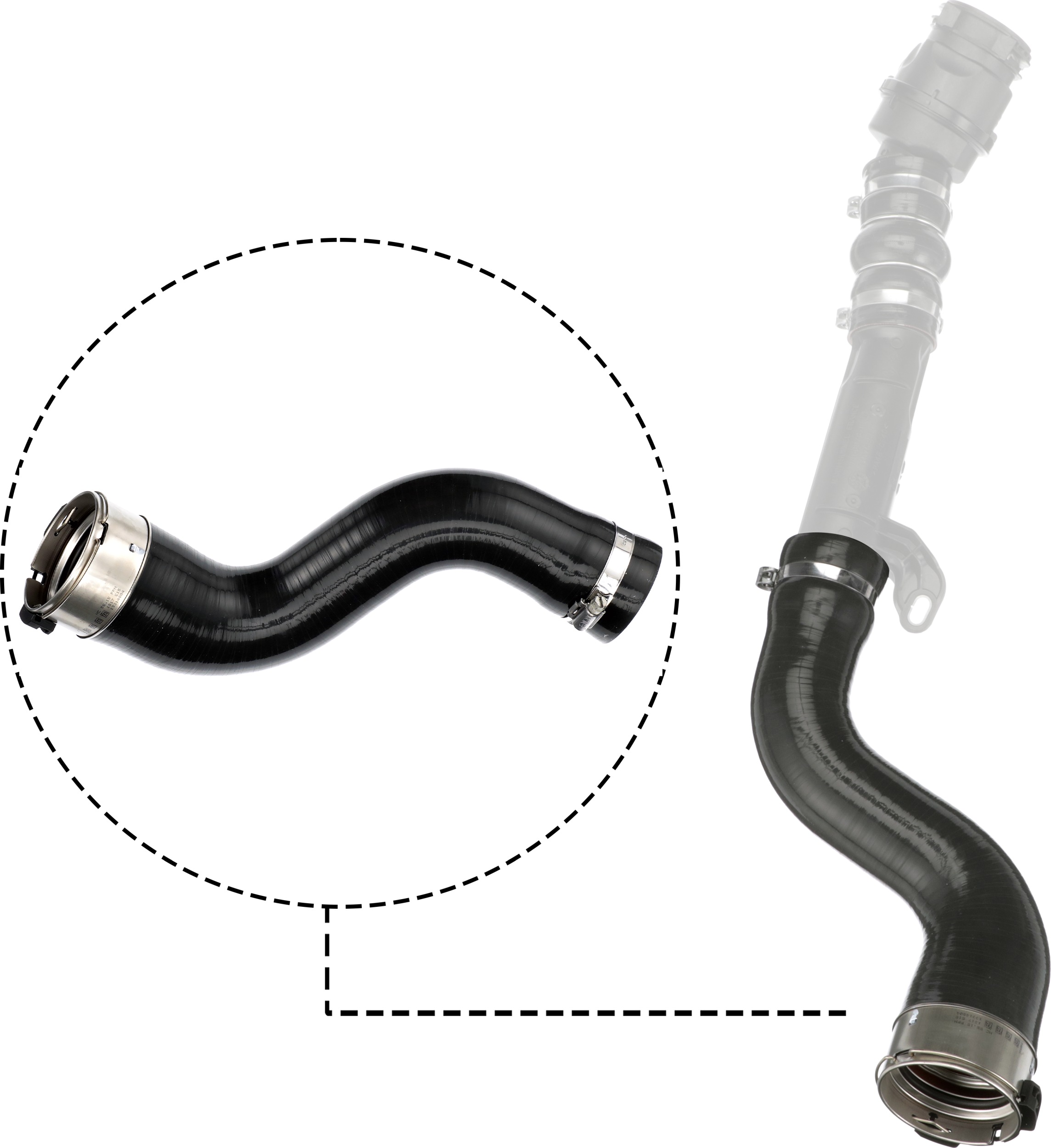 Charger Air Hose - 09-1389 GATES