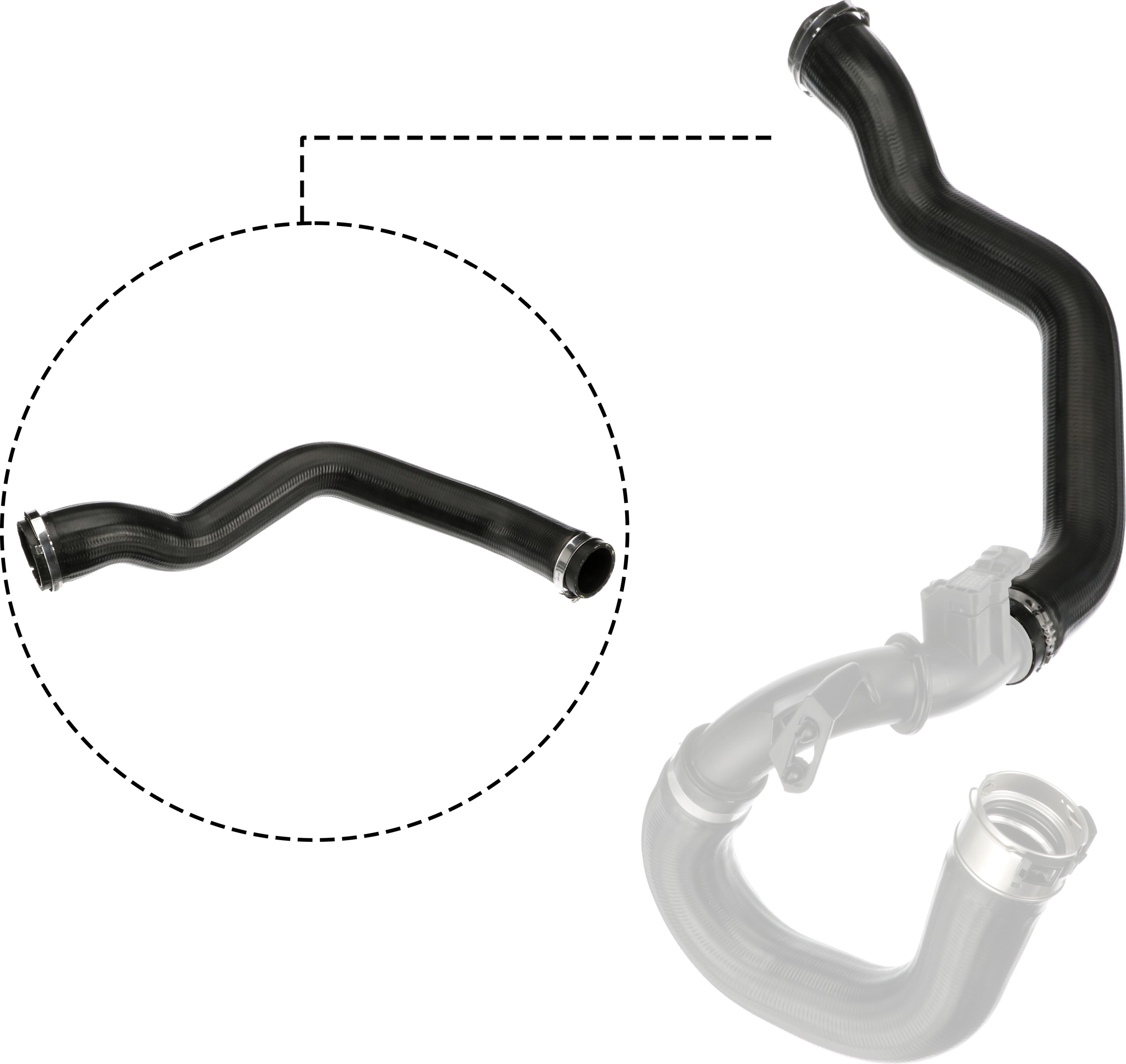 Charger Air Hose - 09-1393 GATES