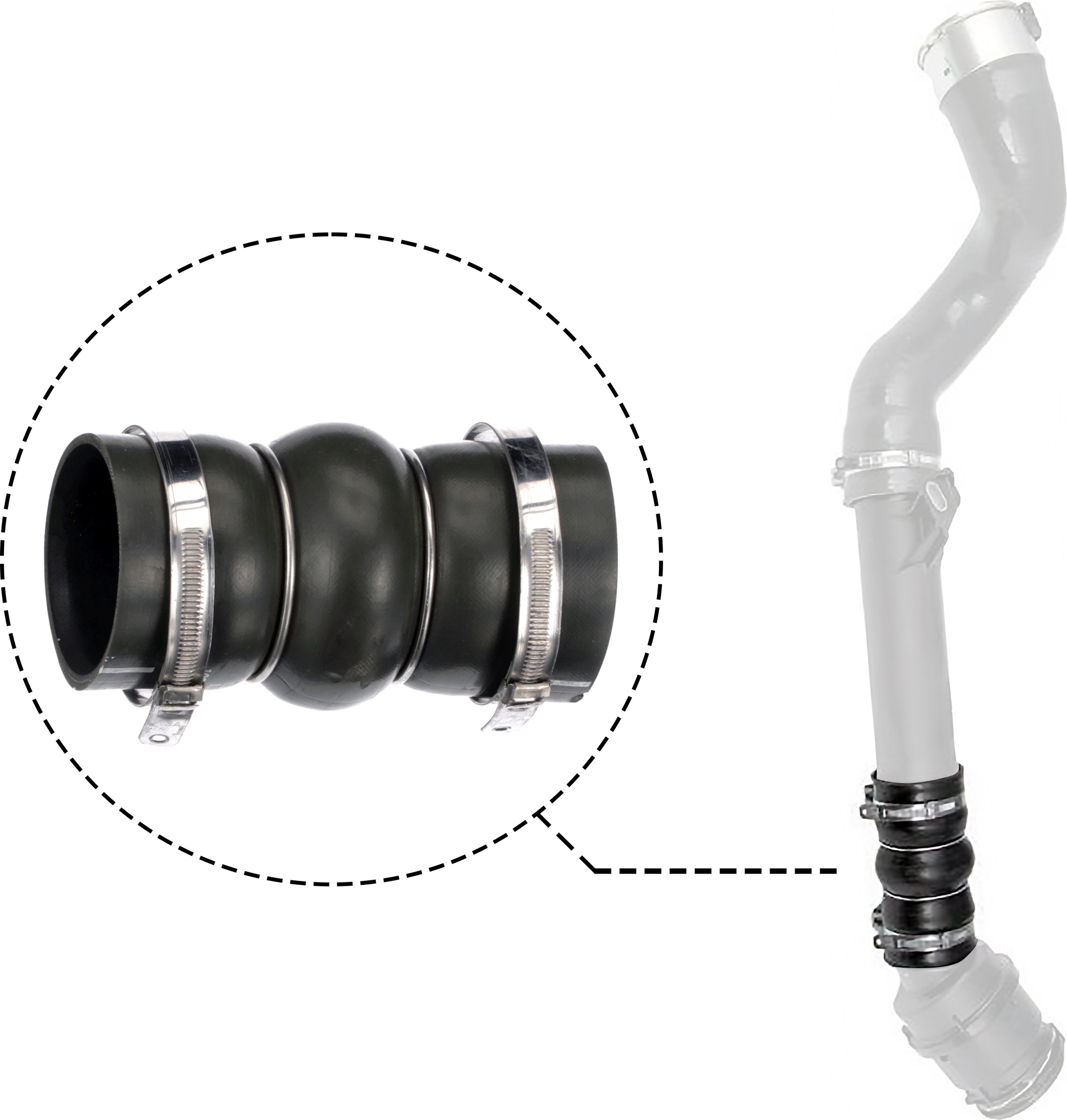 Charger Air Hose - 09-1423 GATES