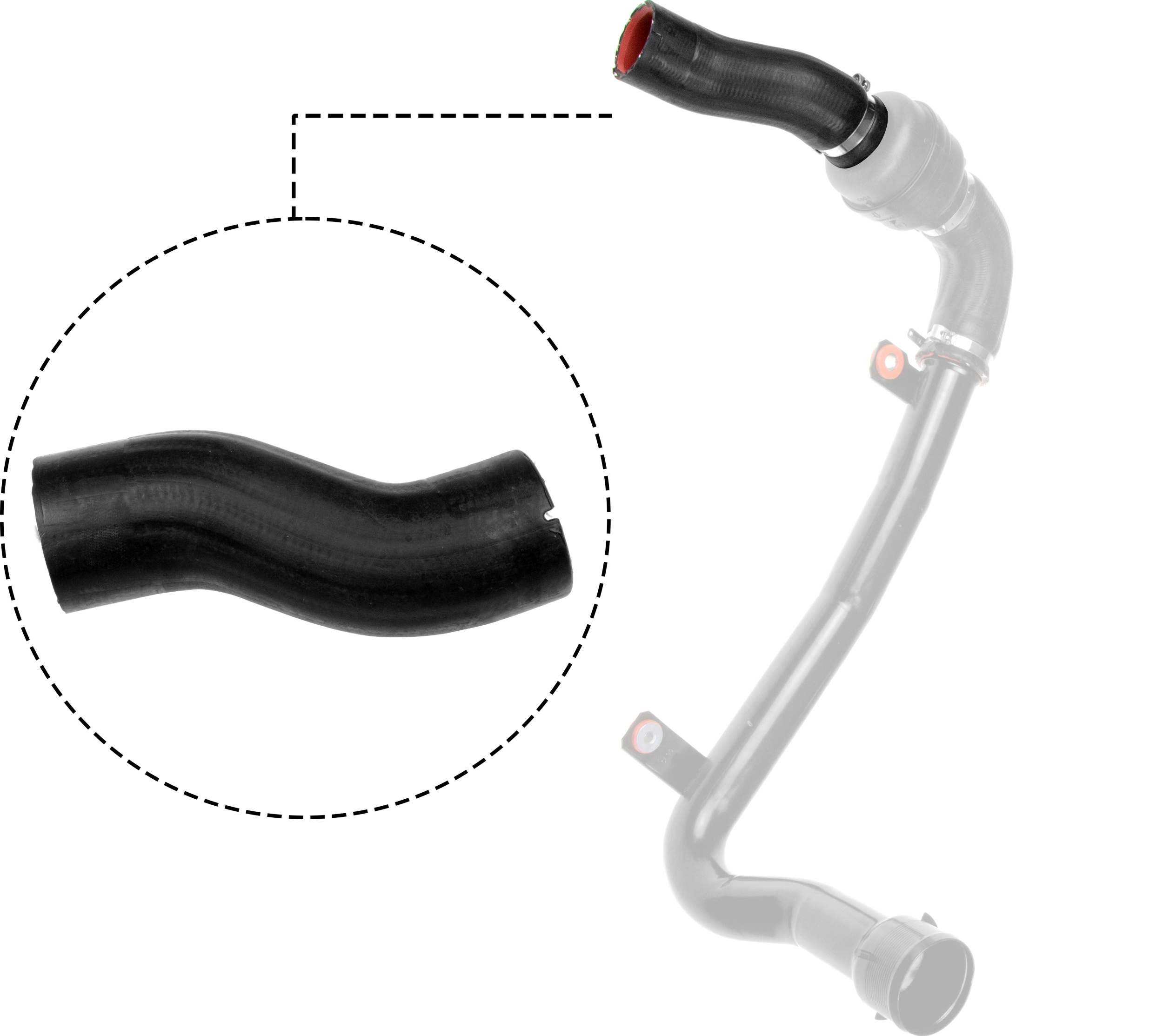 Charger Air Hose - 09-1472 GATES