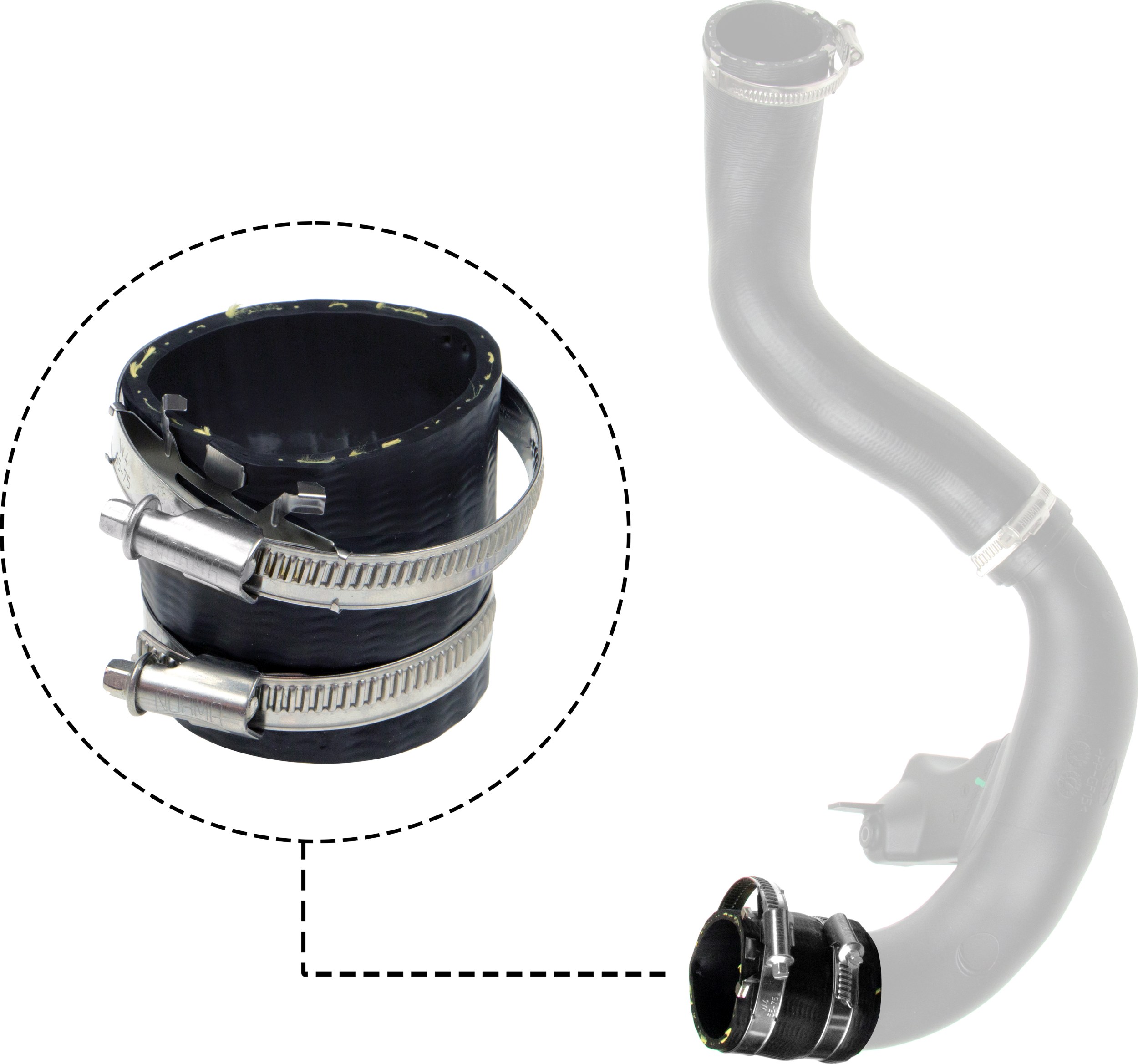 Charger Air Hose - 09-1499 GATES