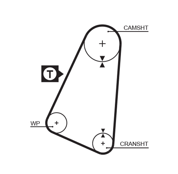 Timing Belt - 5015 GATES