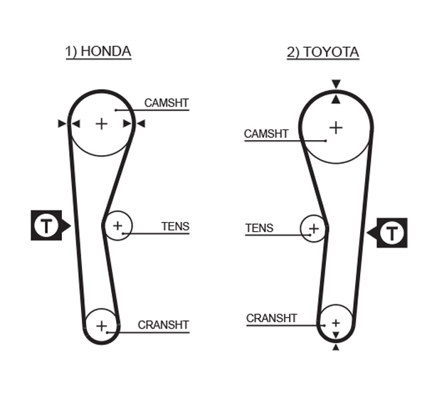 Cinghia dentata - 5027 GATES